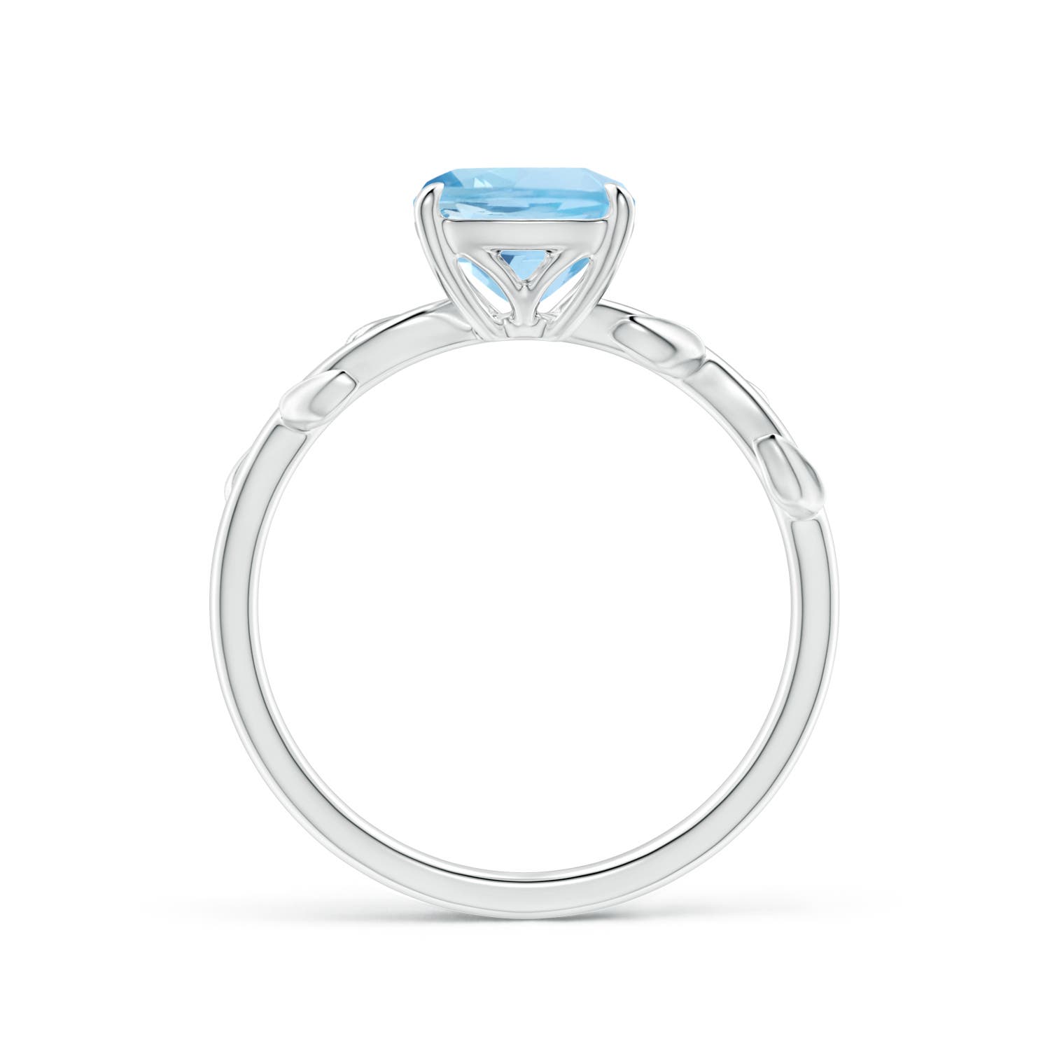 AAA - Aquamarine / 1.4 CT / 14 KT White Gold