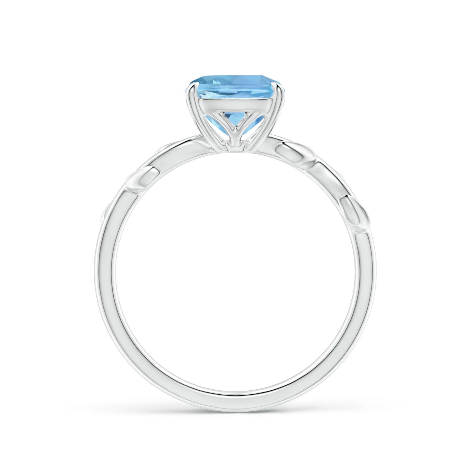 AAAA - Aquamarine / 1.4 CT / 14 KT White Gold