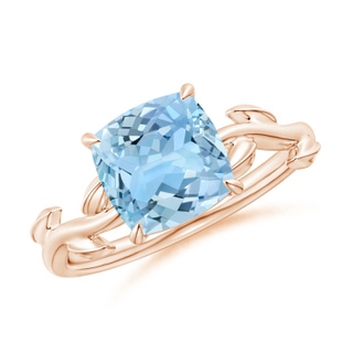 Cushion AAAA Aquamarine