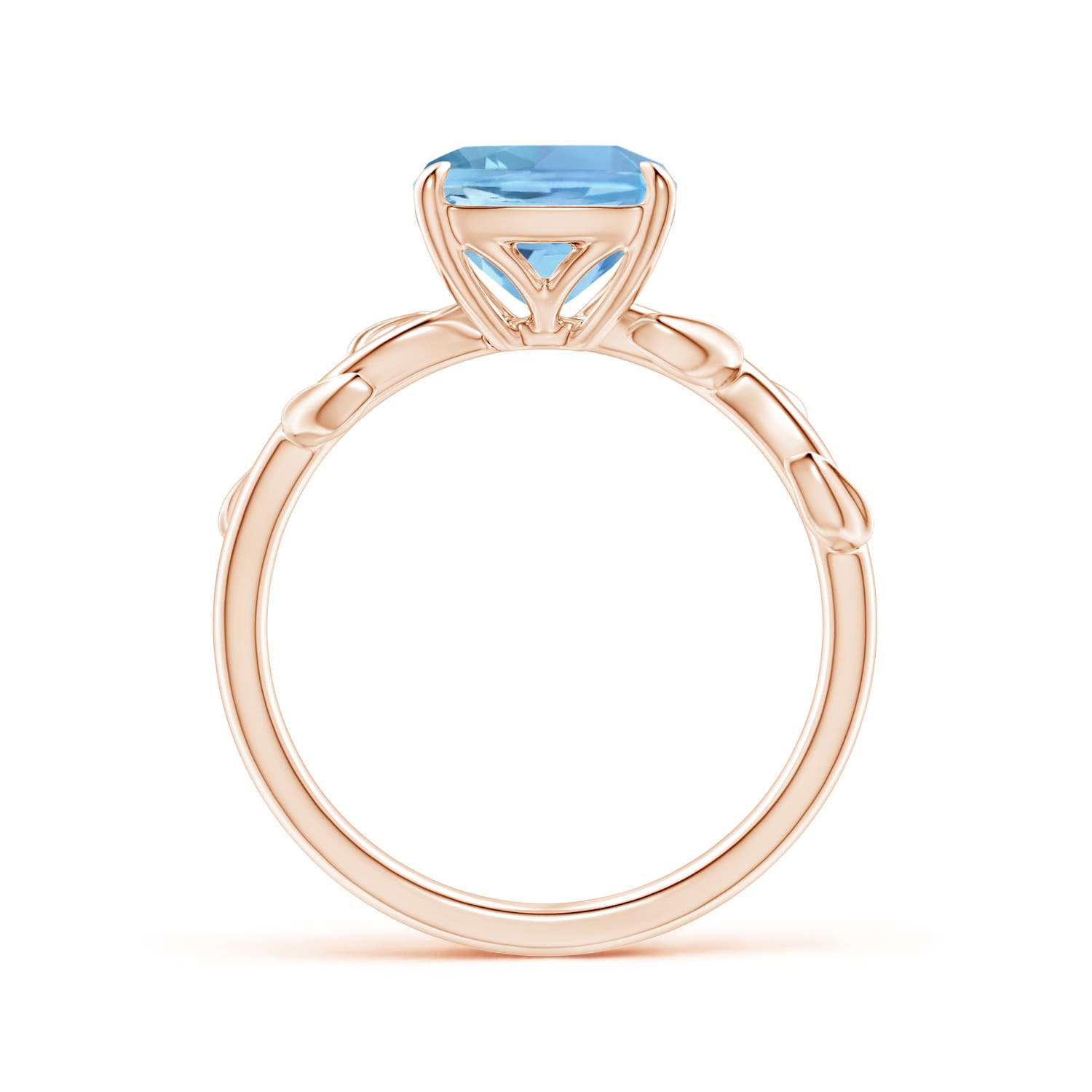 AAAA - Aquamarine / 1.95 CT / 14 KT Rose Gold