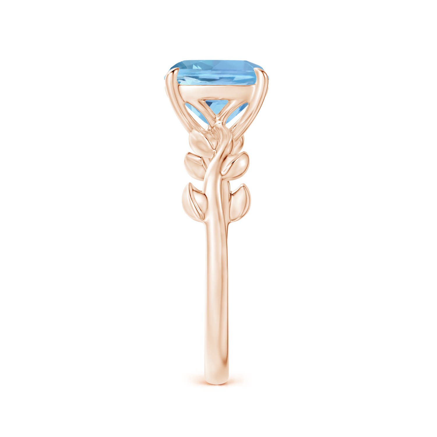 AAAA - Aquamarine / 1.95 CT / 14 KT Rose Gold