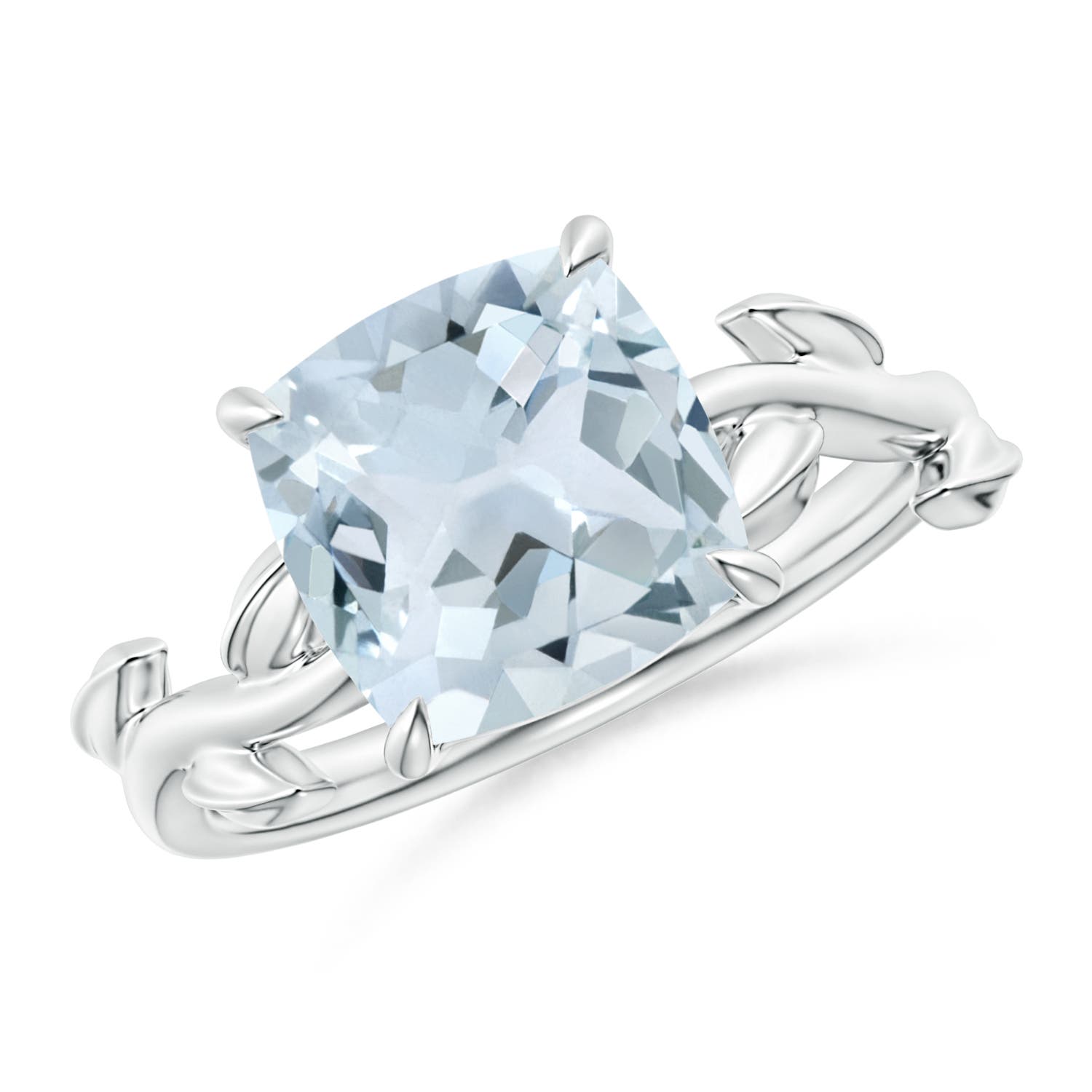 A - Aquamarine / 2.7 CT / 14 KT White Gold