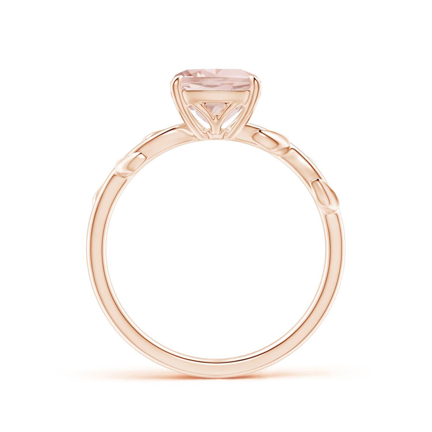 A - Morganite / 1.2 CT / 14 KT Rose Gold