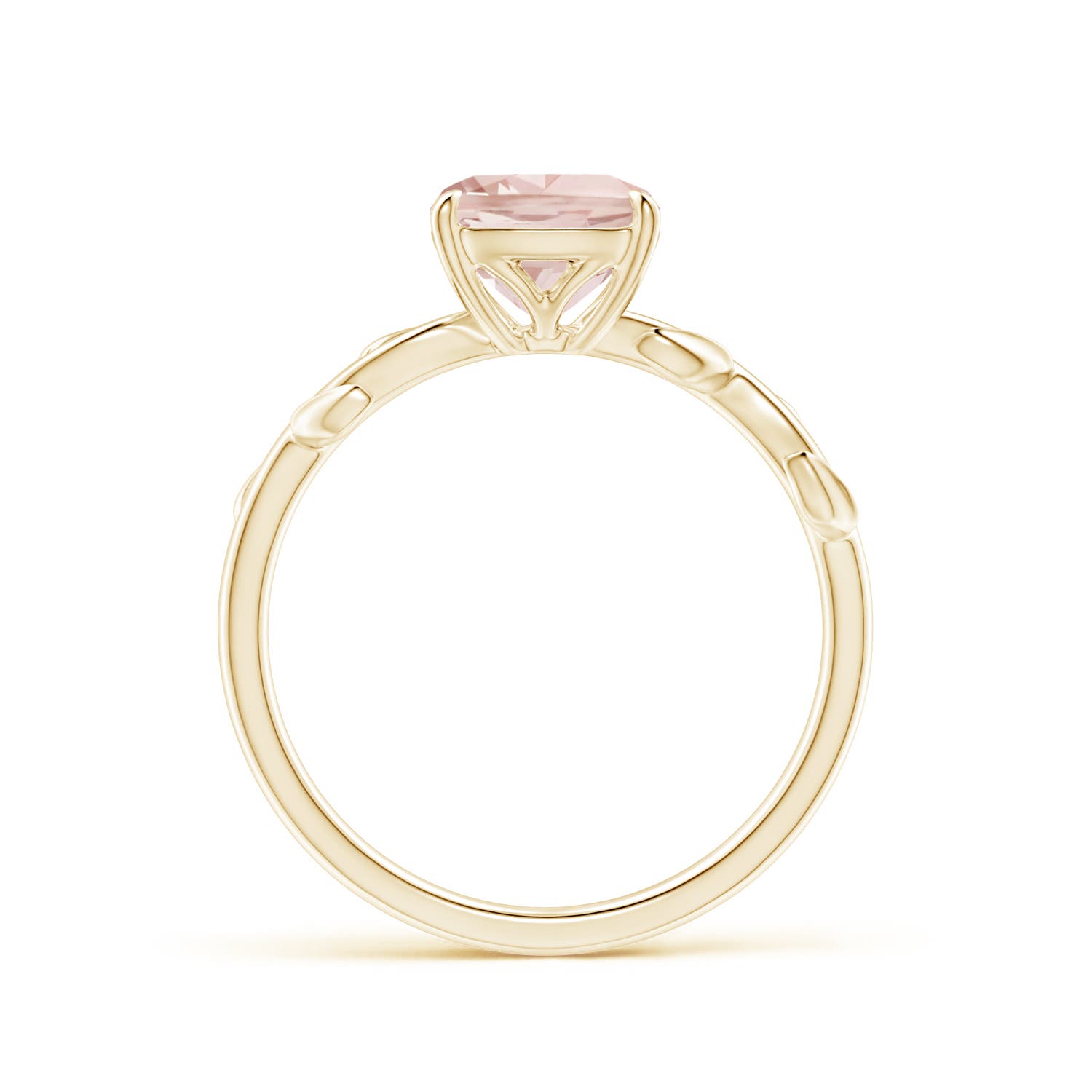 A - Morganite / 1.2 CT / 14 KT Yellow Gold