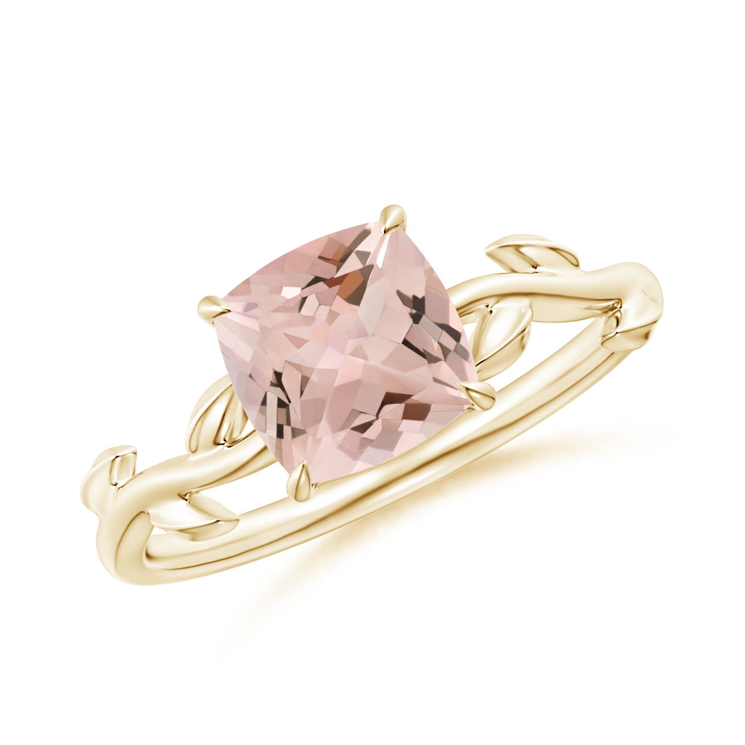 AA - Morganite / 1.2 CT / 14 KT Yellow Gold