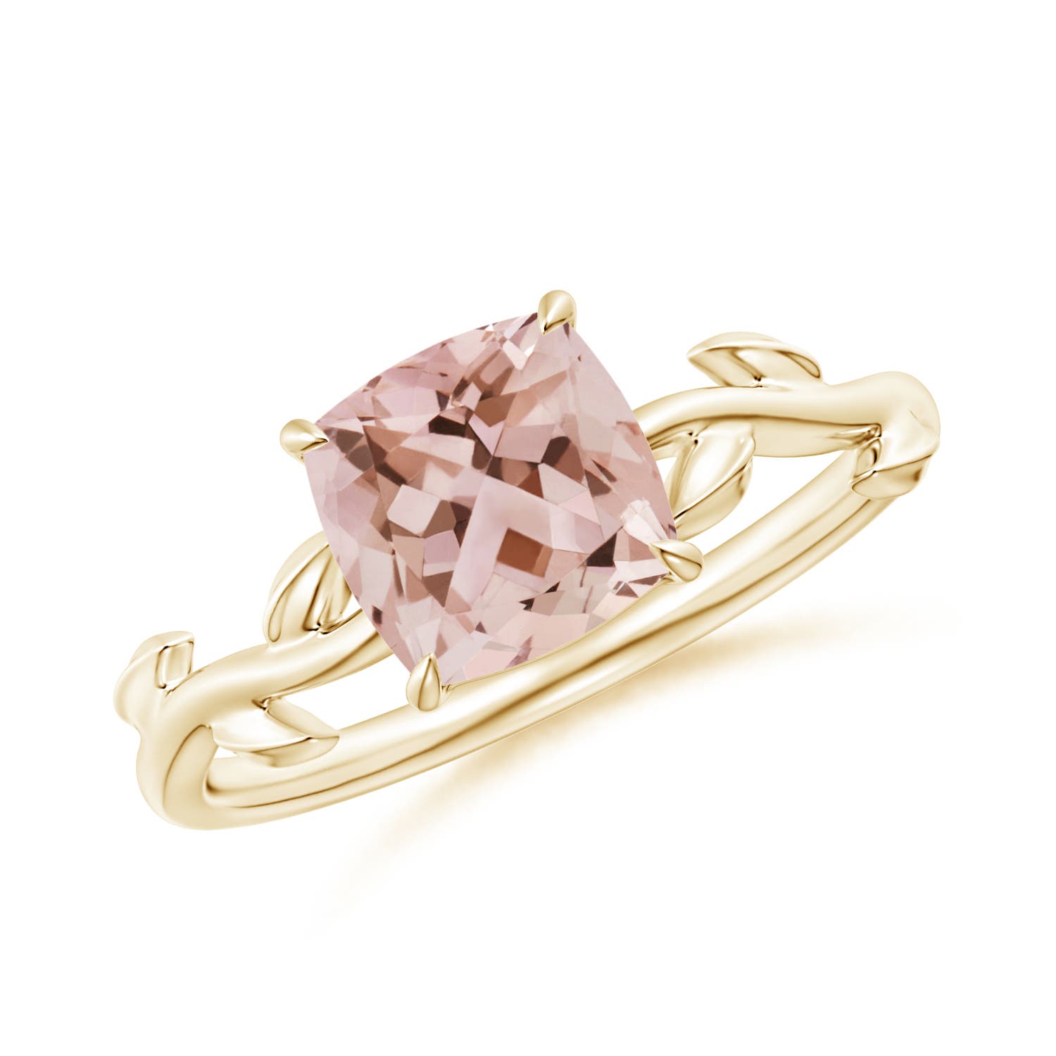 AAA - Morganite / 1.2 CT / 14 KT Yellow Gold