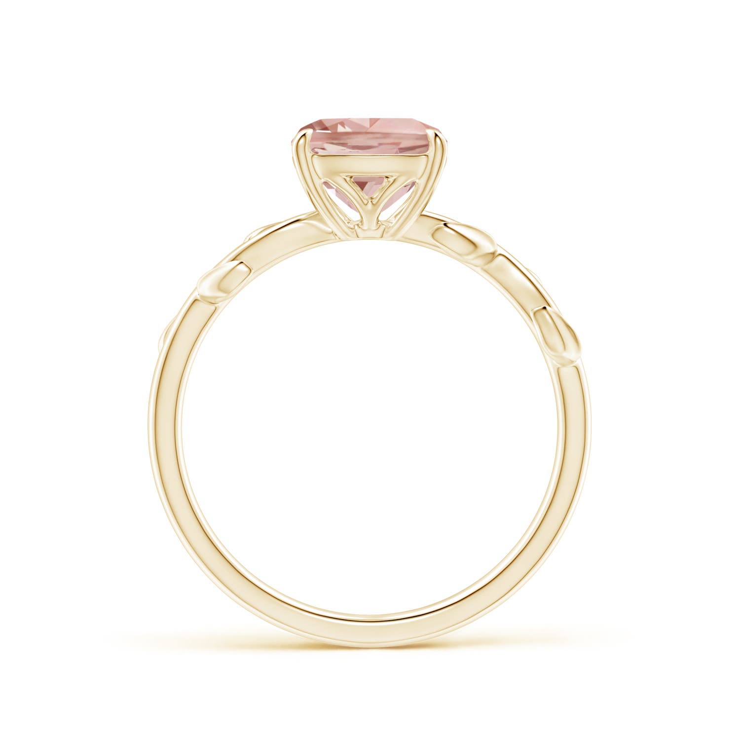 AAA - Morganite / 1.2 CT / 14 KT Yellow Gold