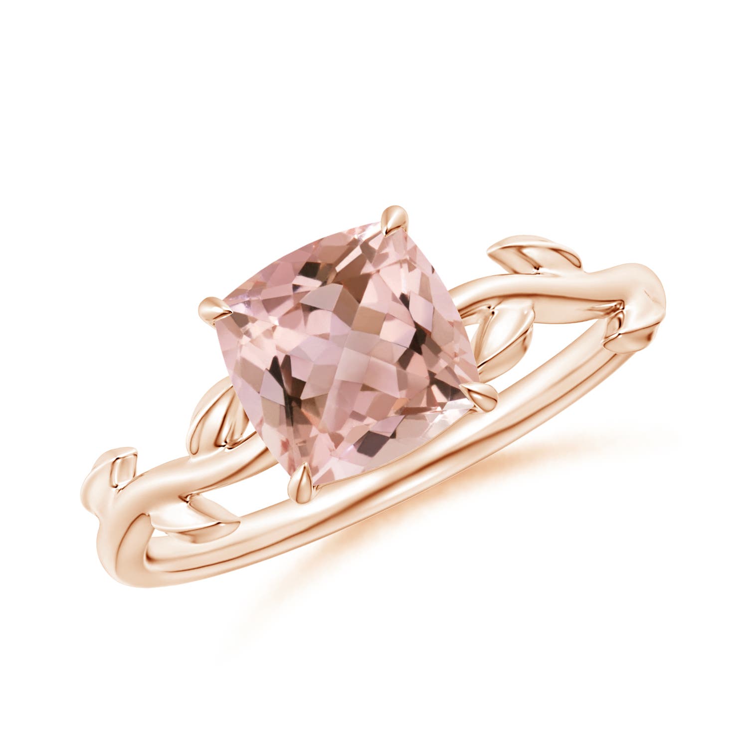 AAAA - Morganite / 1.2 CT / 14 KT Rose Gold