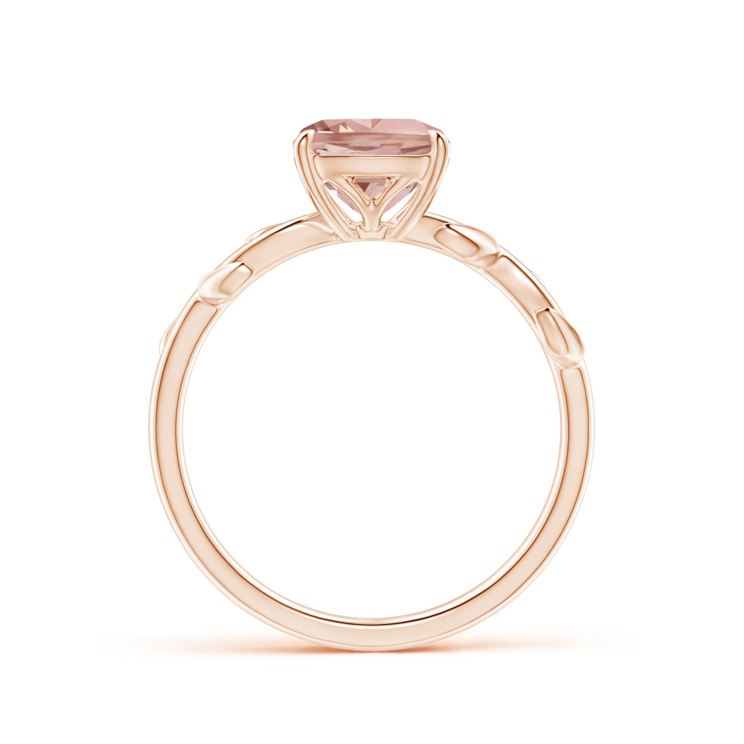 AAAA - Morganite / 1.2 CT / 14 KT Rose Gold