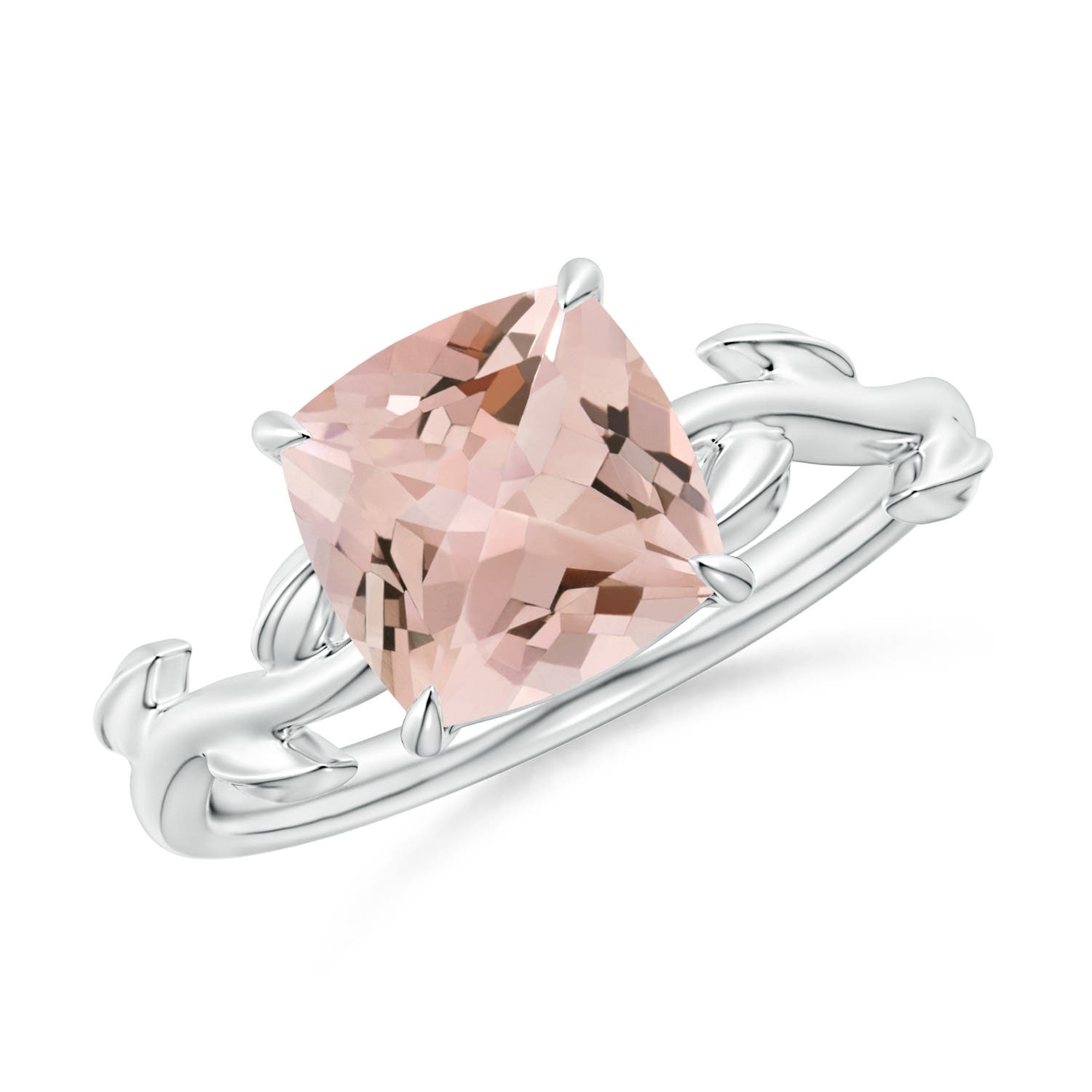 AA - Morganite / 1.8 CT / 14 KT White Gold