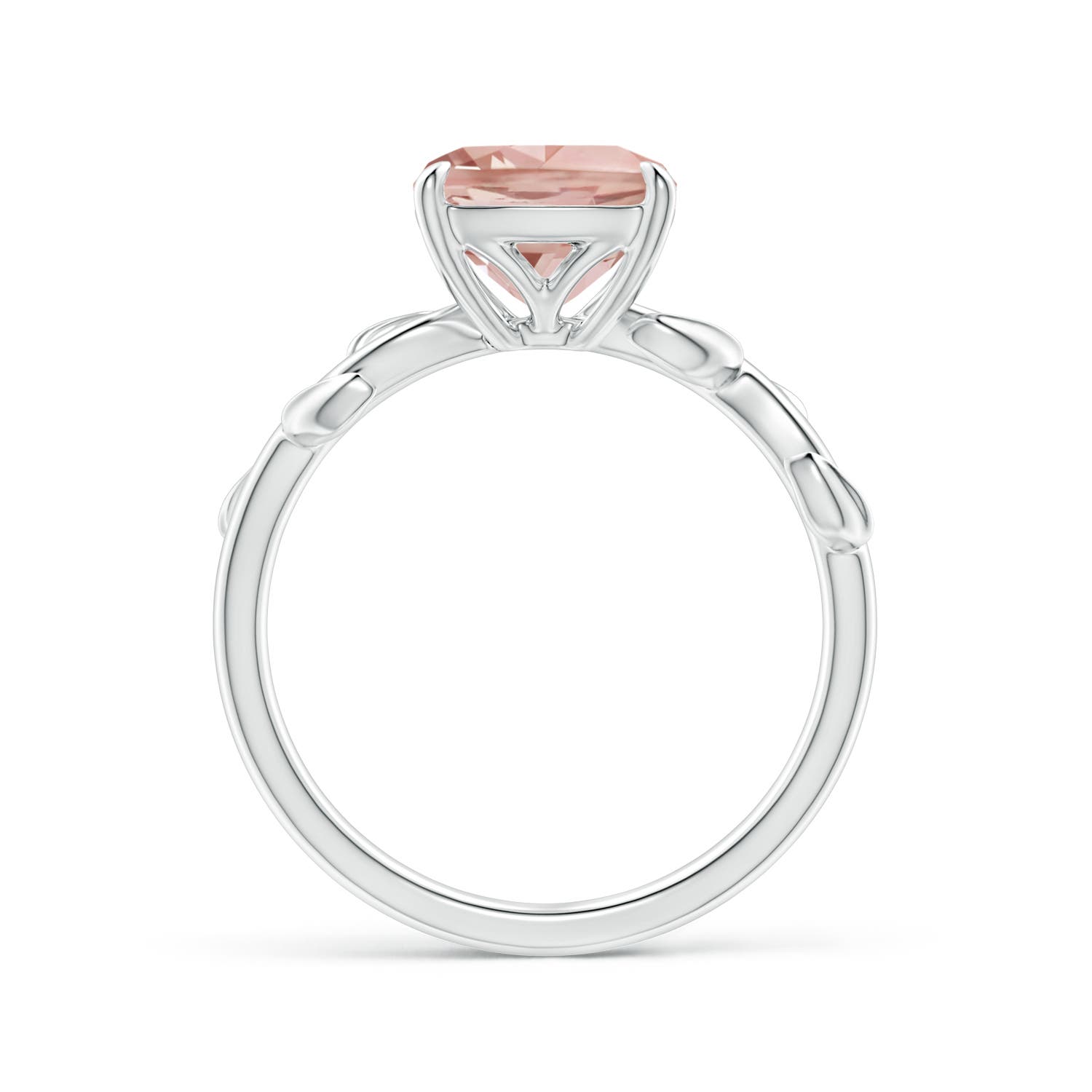 AAA - Morganite / 1.8 CT / 14 KT White Gold