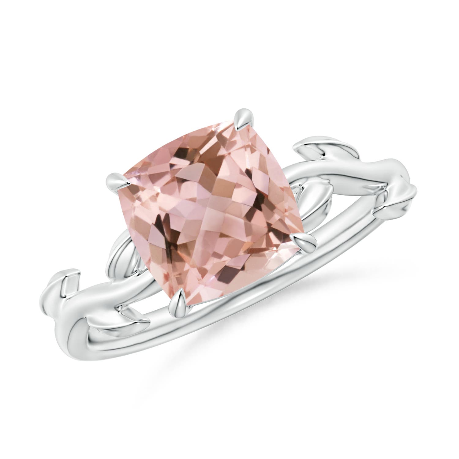 AAAA - Morganite / 1.8 CT / 14 KT White Gold