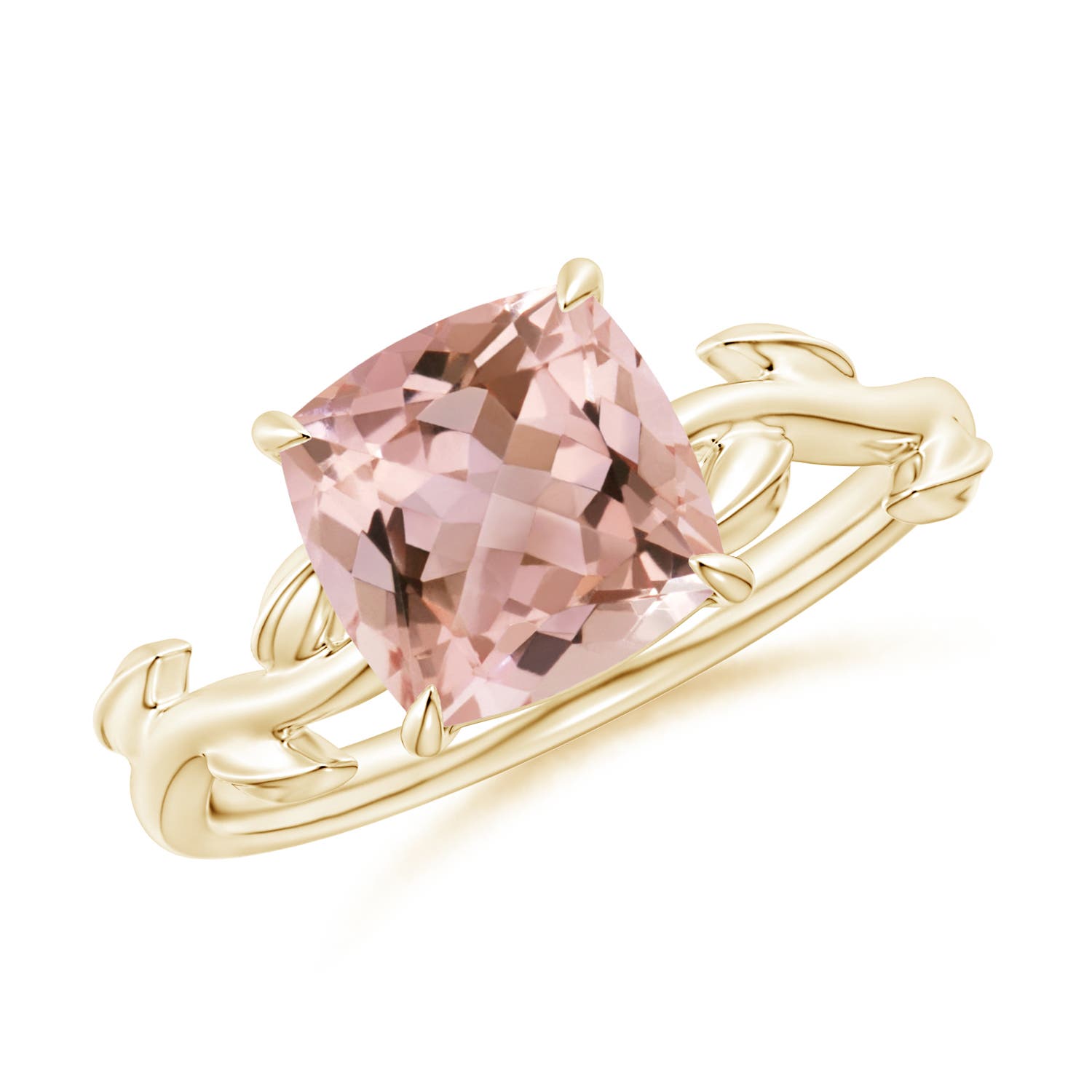 AAAA - Morganite / 1.8 CT / 14 KT Yellow Gold