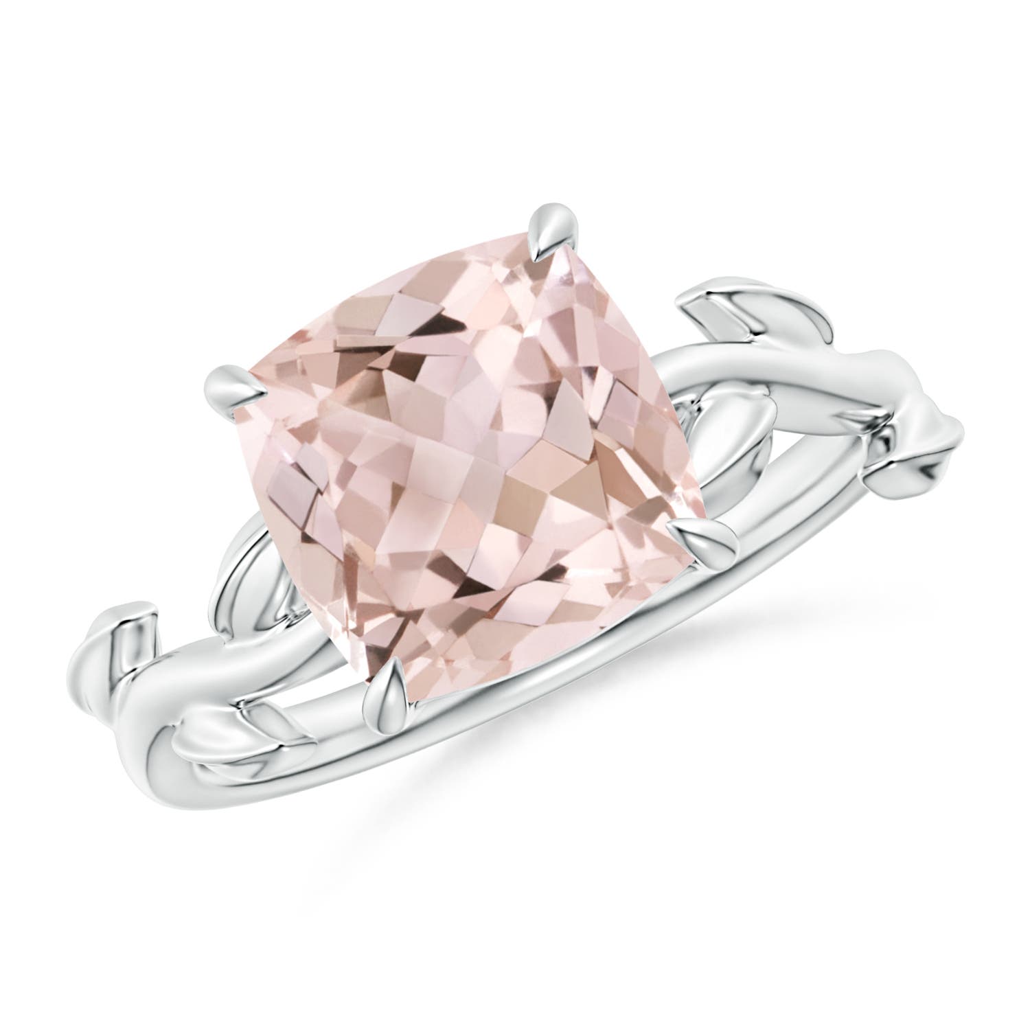 A - Morganite / 2.7 CT / 14 KT White Gold