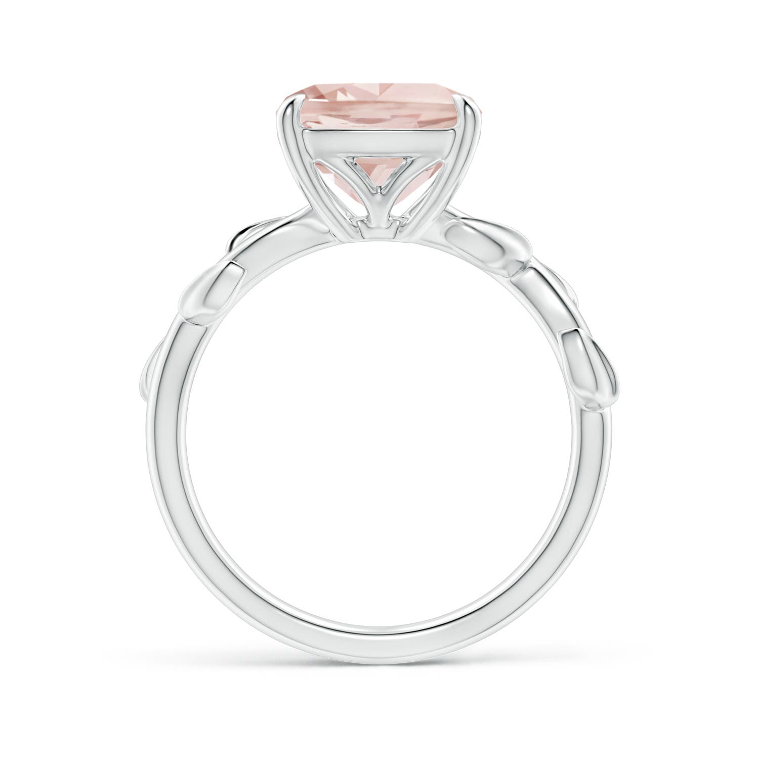 A - Morganite / 2.7 CT / 14 KT White Gold