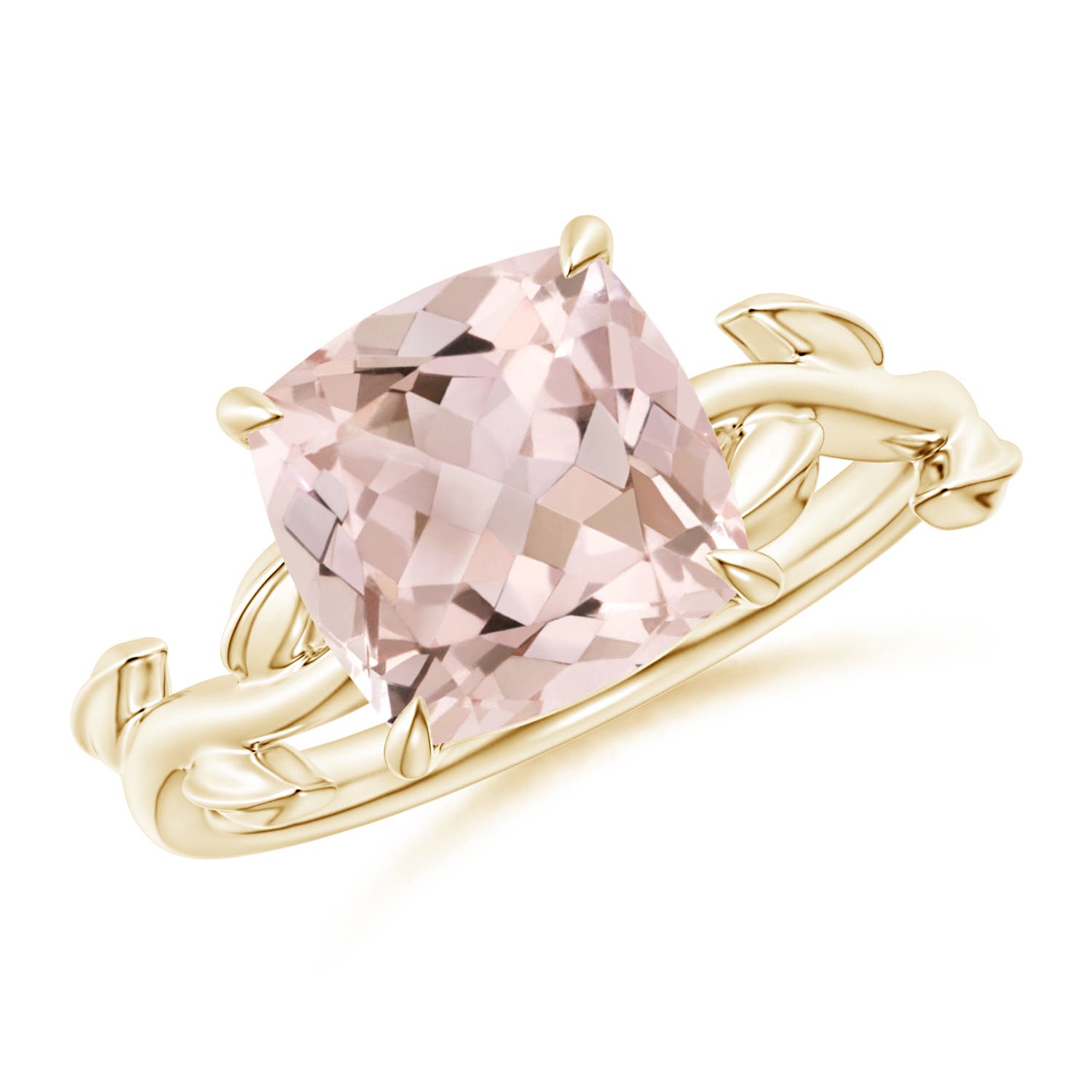 A - Morganite / 2.7 CT / 14 KT Yellow Gold