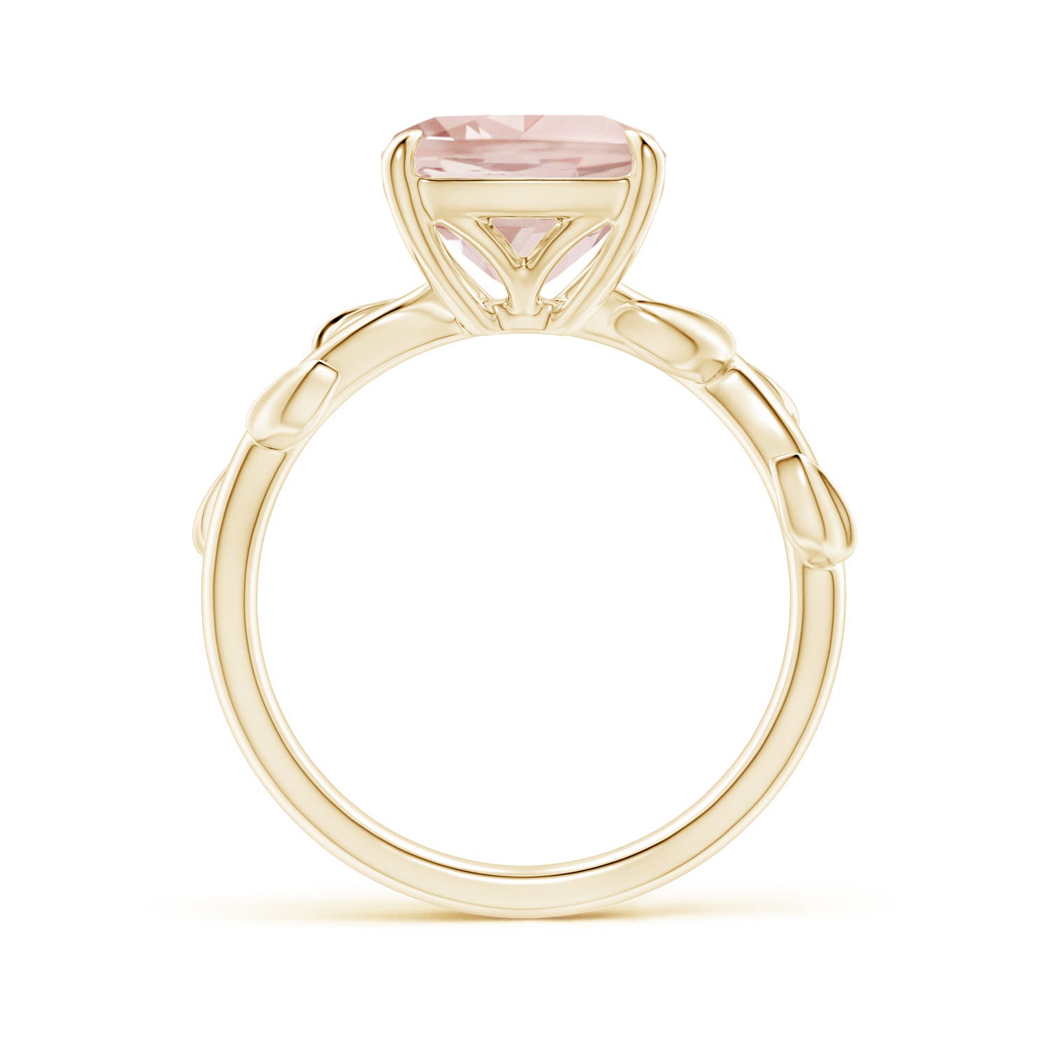 A - Morganite / 2.7 CT / 14 KT Yellow Gold