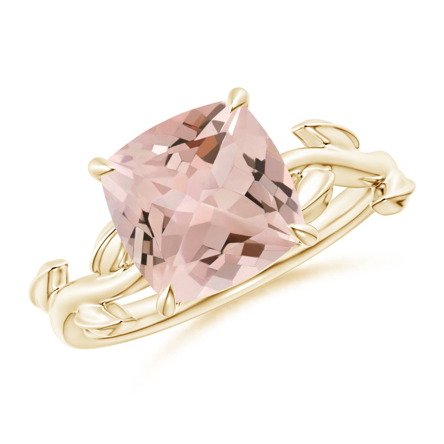 AA - Morganite / 2.7 CT / 14 KT Yellow Gold