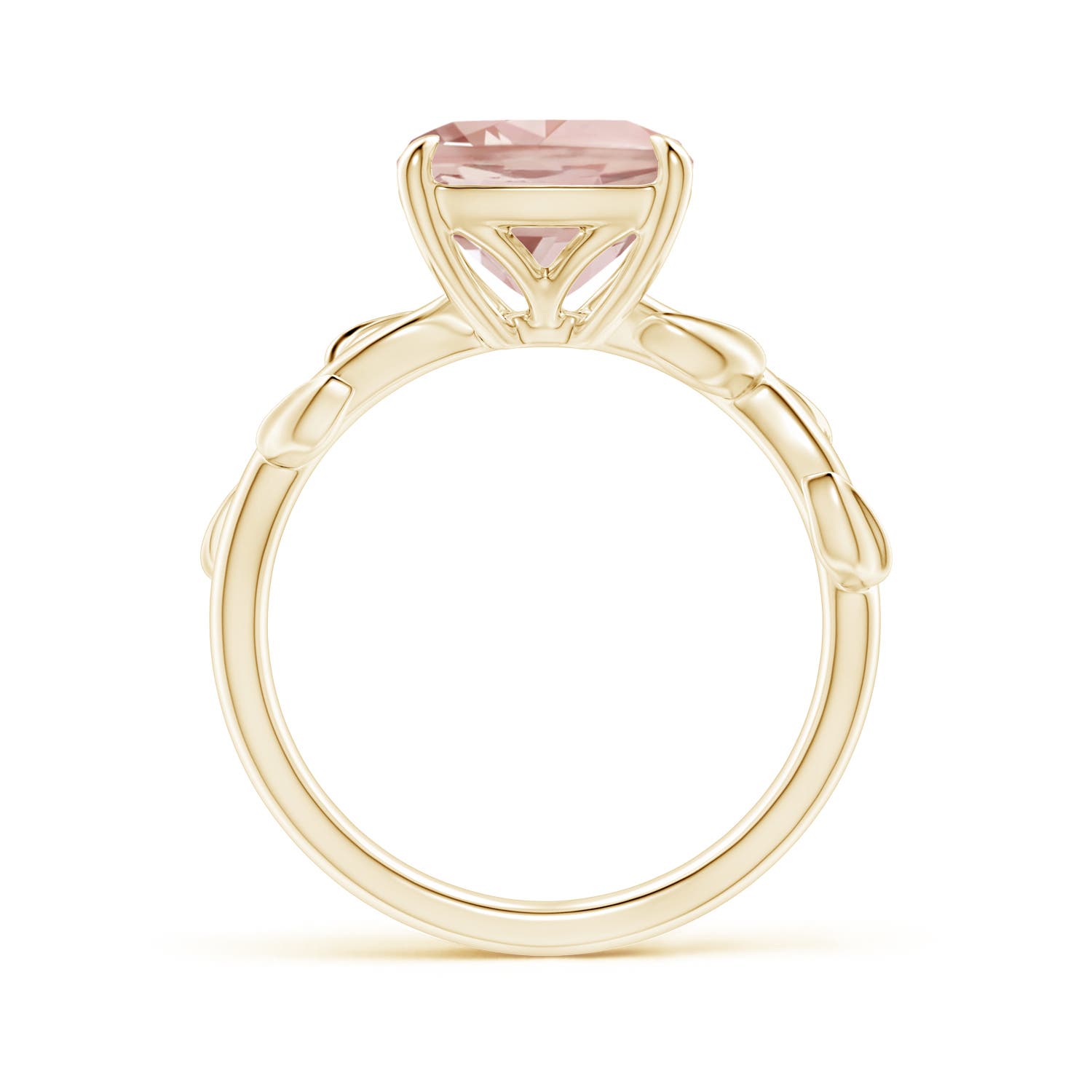 AA - Morganite / 2.7 CT / 14 KT Yellow Gold