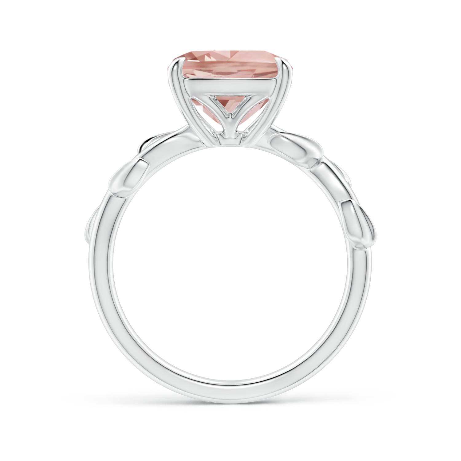 AAA - Morganite / 2.7 CT / 14 KT White Gold