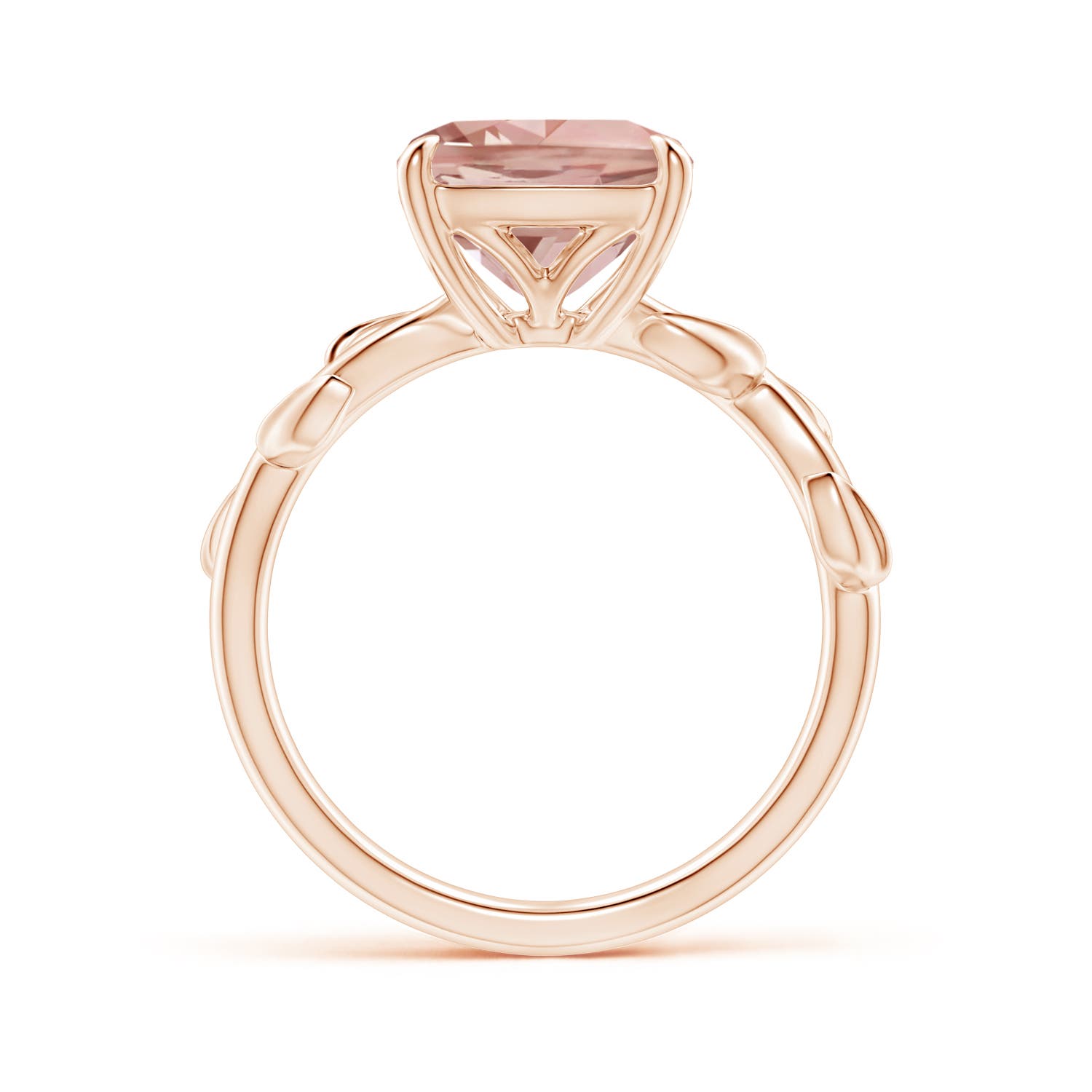 AAAA - Morganite / 2.7 CT / 14 KT Rose Gold