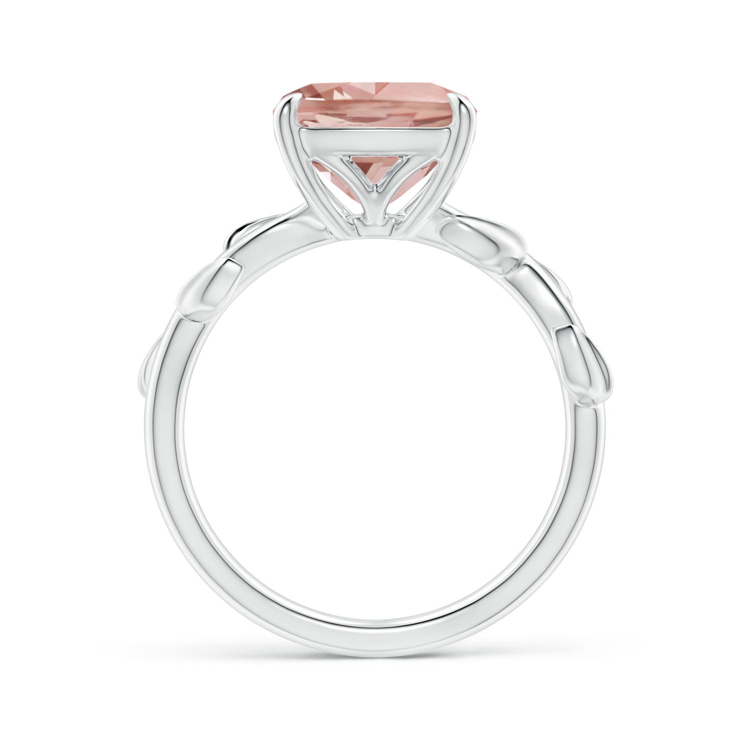 AAAA - Morganite / 2.7 CT / 14 KT White Gold