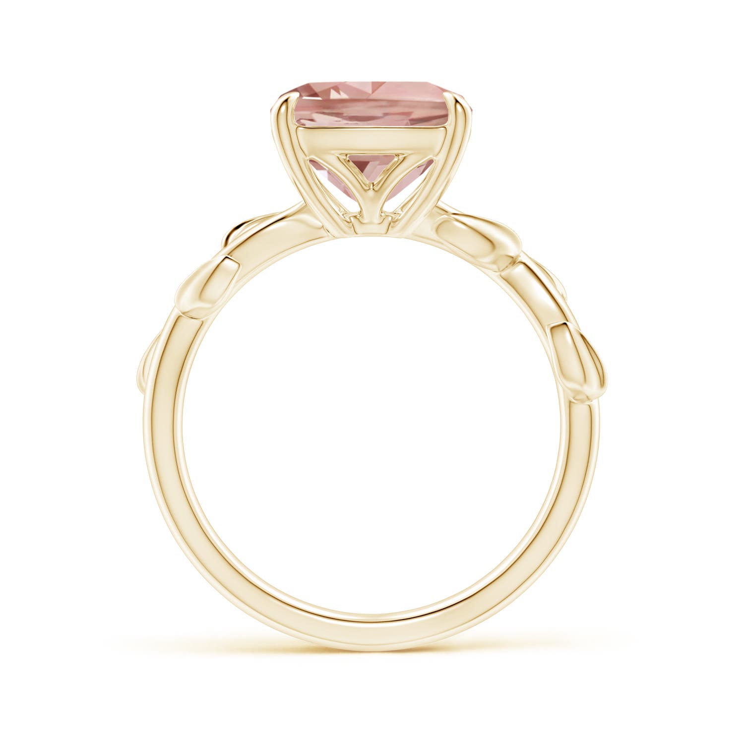 AAAA - Morganite / 2.7 CT / 14 KT Yellow Gold