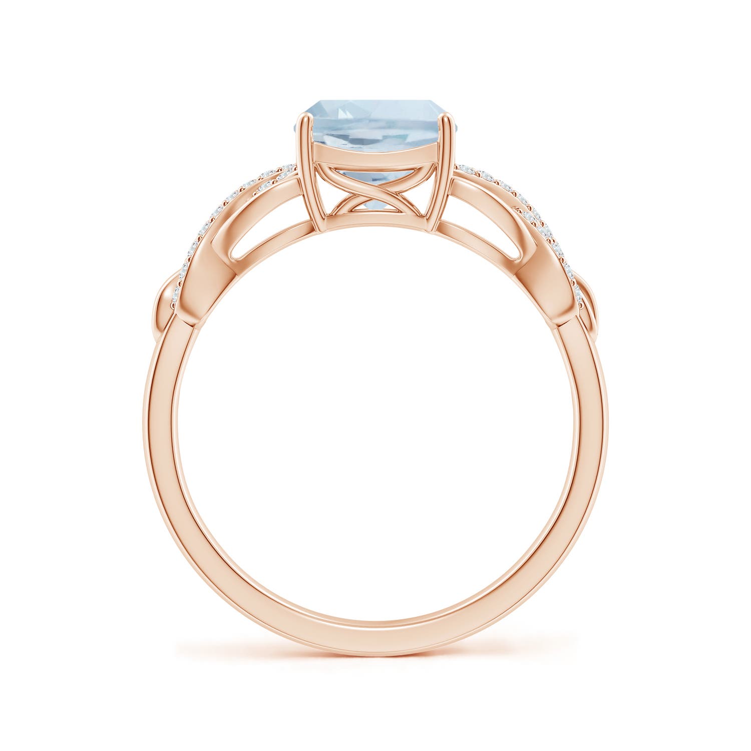 A - Aquamarine / 1.51 CT / 14 KT Rose Gold