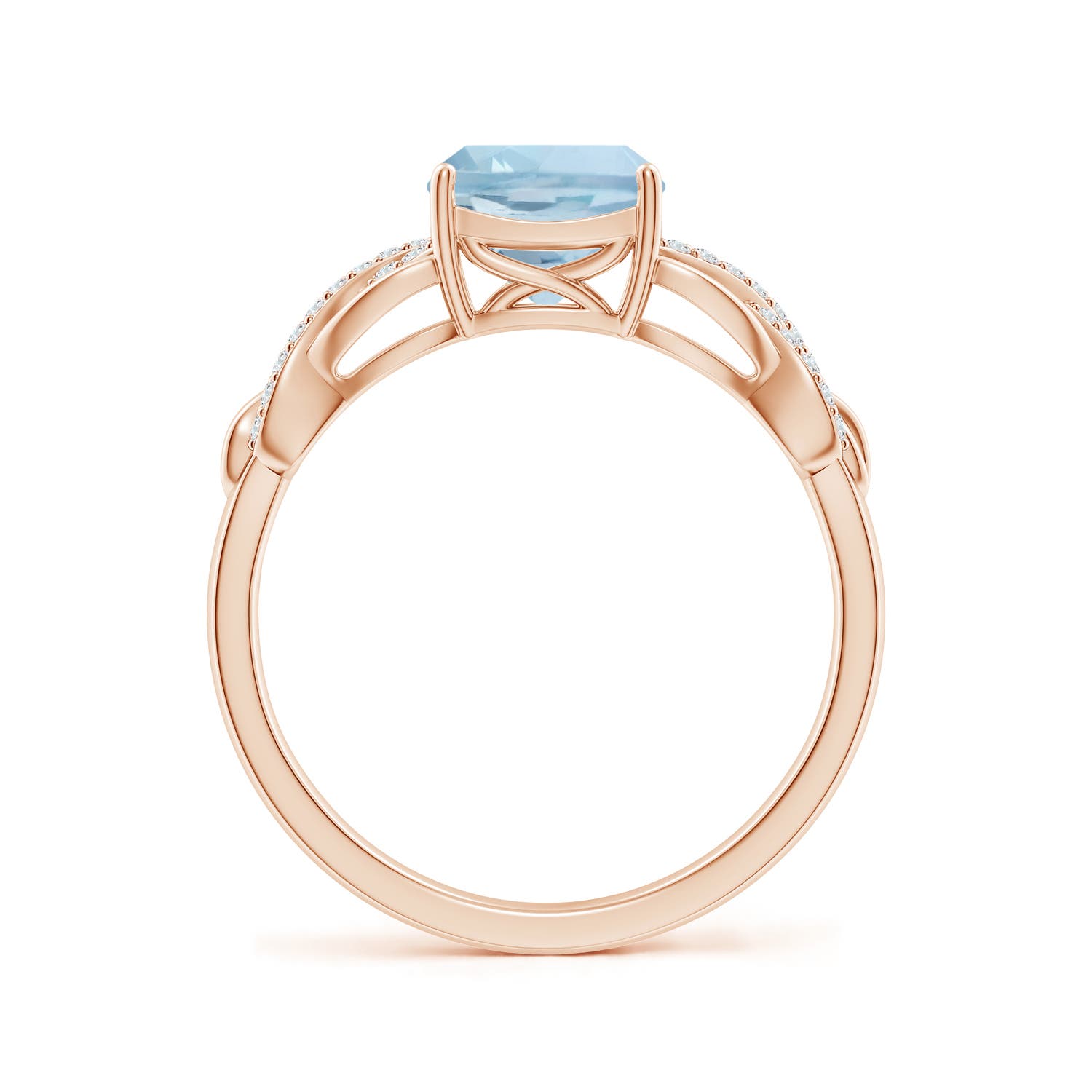 AA - Aquamarine / 1.51 CT / 14 KT Rose Gold