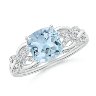 Cushion AA Aquamarine