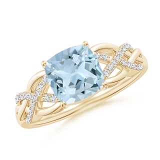 Cushion AA Aquamarine