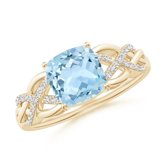 Cushion AAA Aquamarine