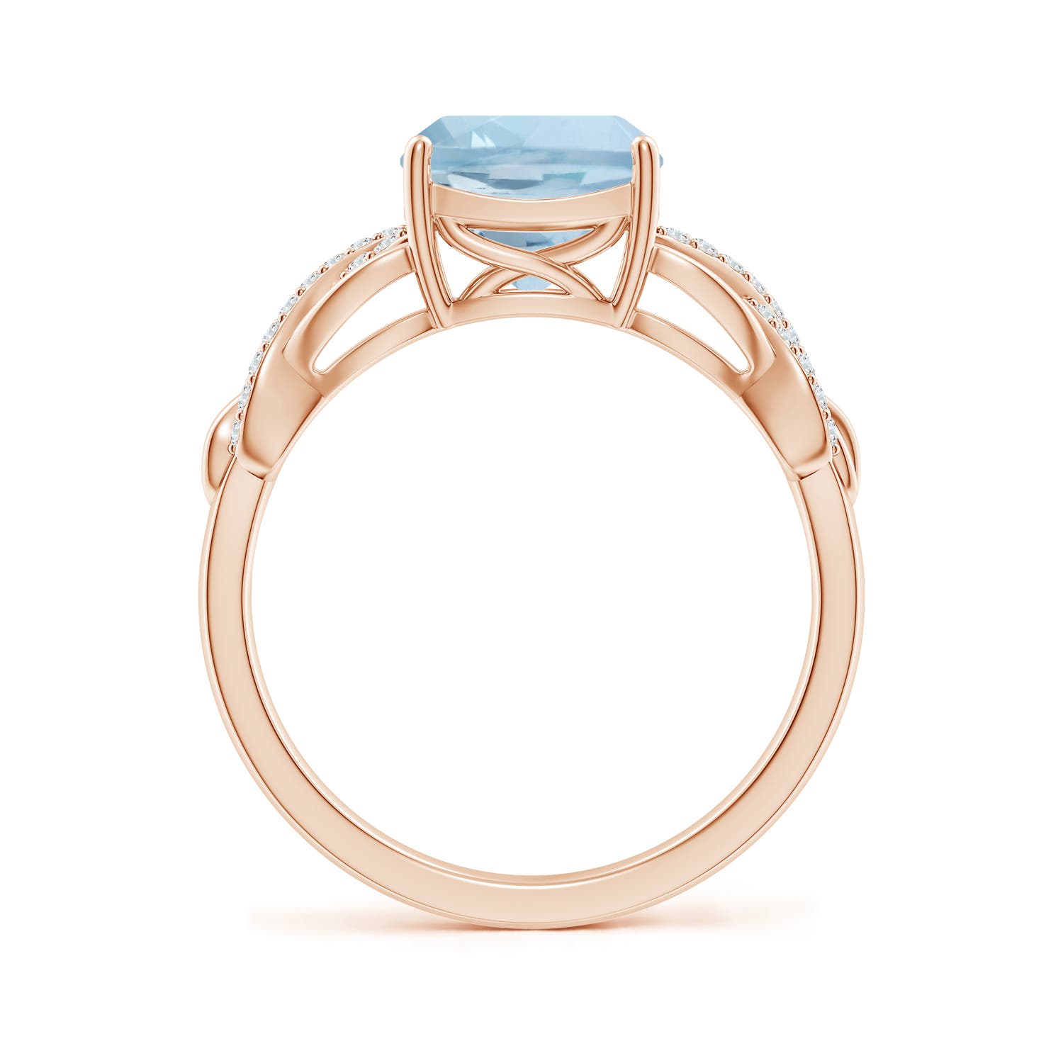 AA - Aquamarine / 2.09 CT / 14 KT Rose Gold