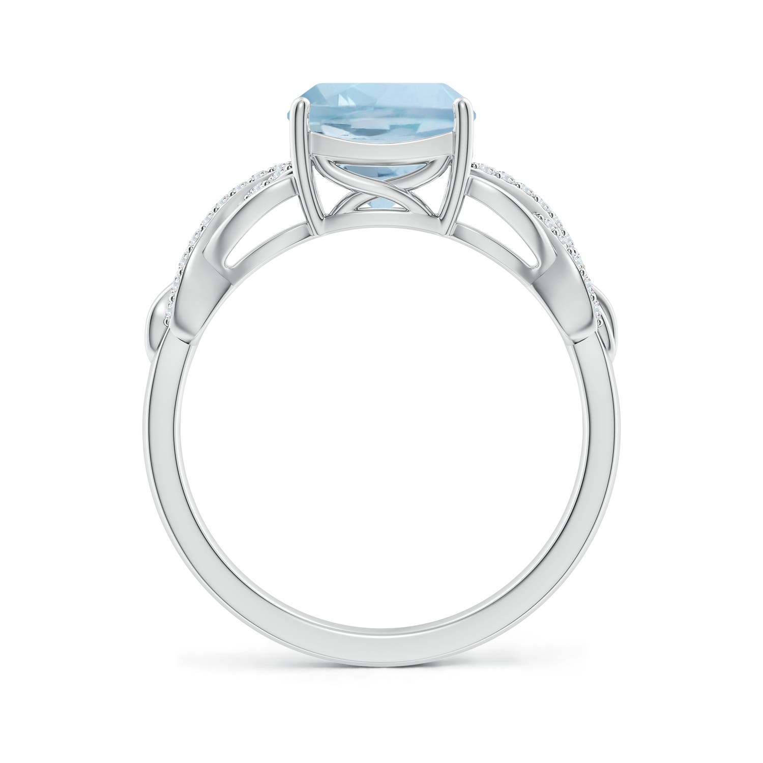 AA - Aquamarine / 2.09 CT / 14 KT White Gold