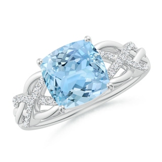 Cushion AAAA Aquamarine