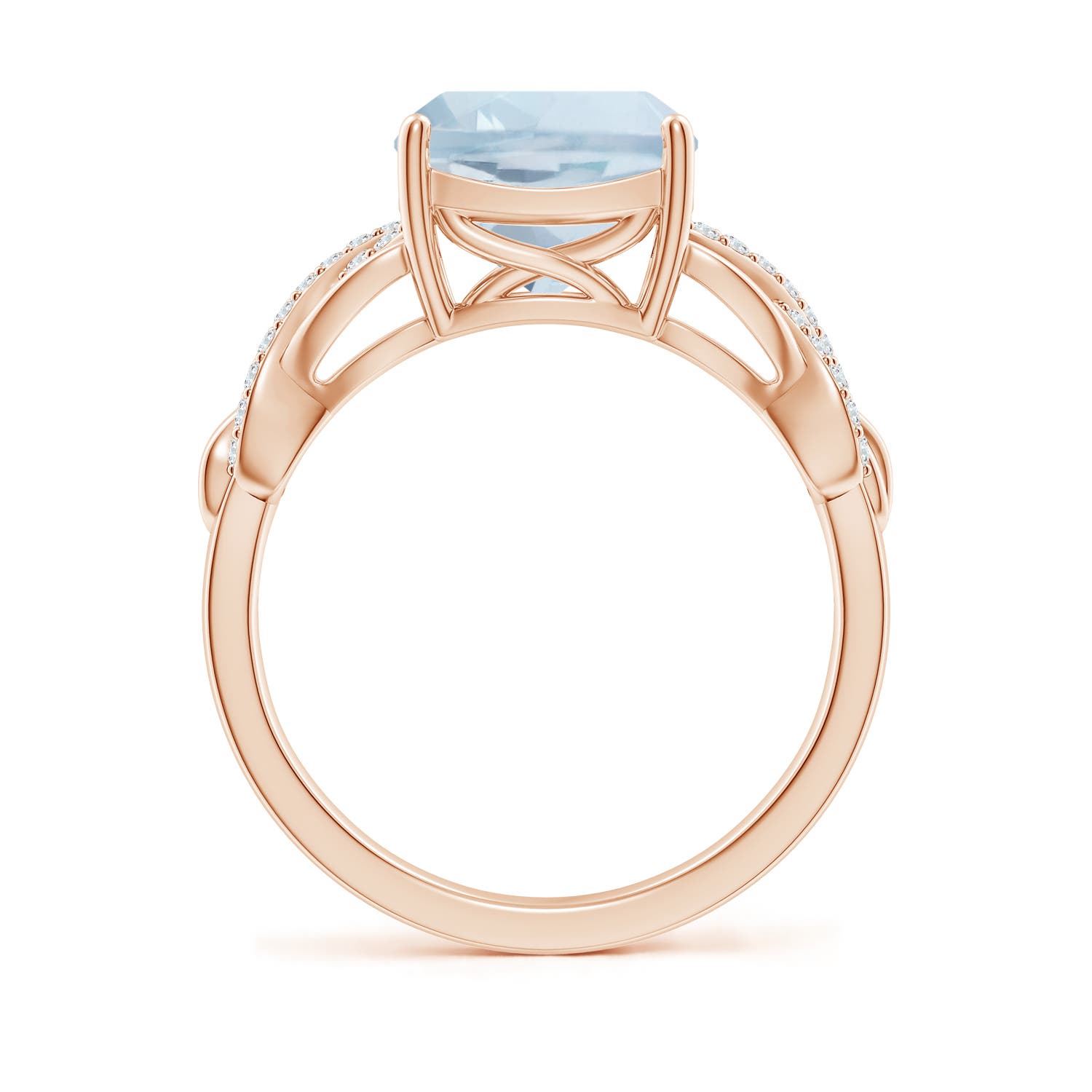 A - Aquamarine / 2.86 CT / 14 KT Rose Gold