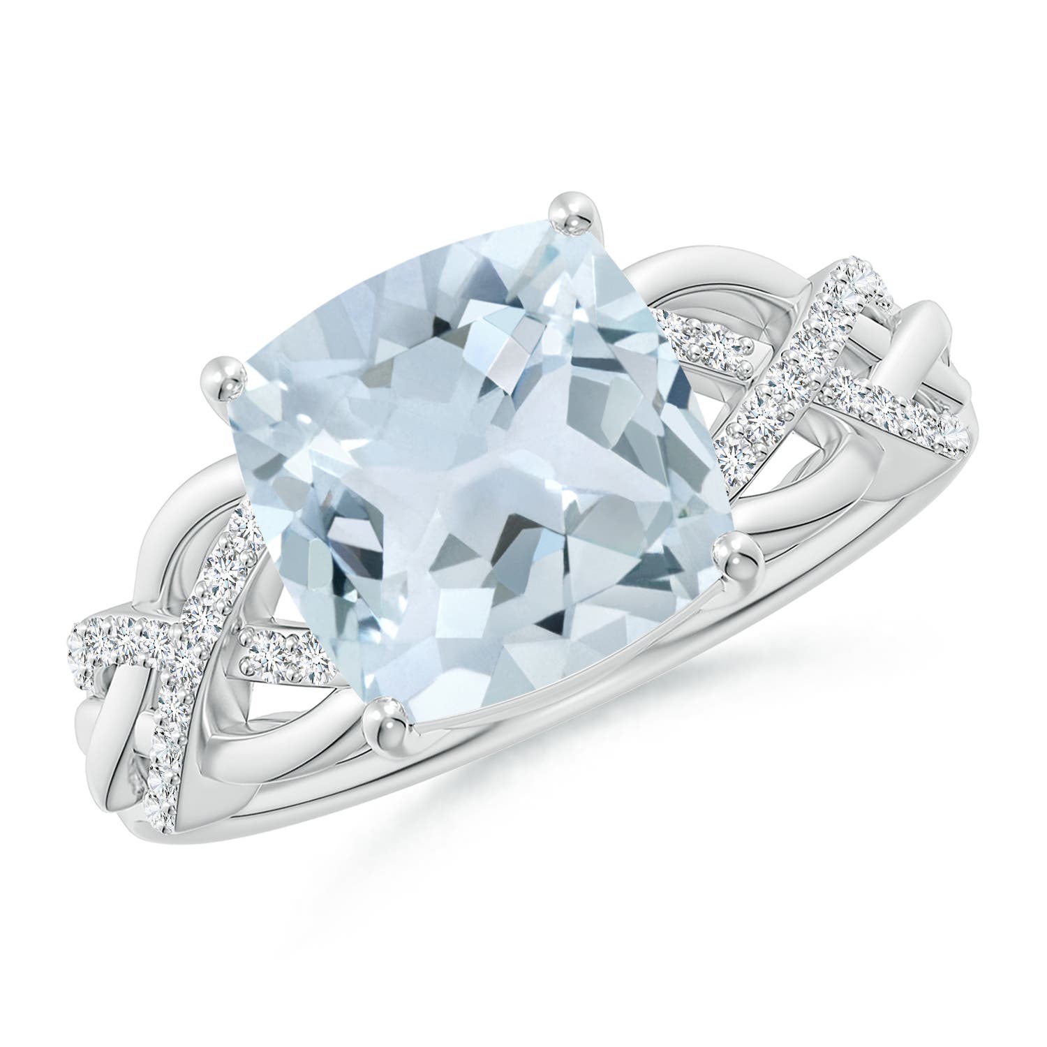 A - Aquamarine / 2.86 CT / 14 KT White Gold