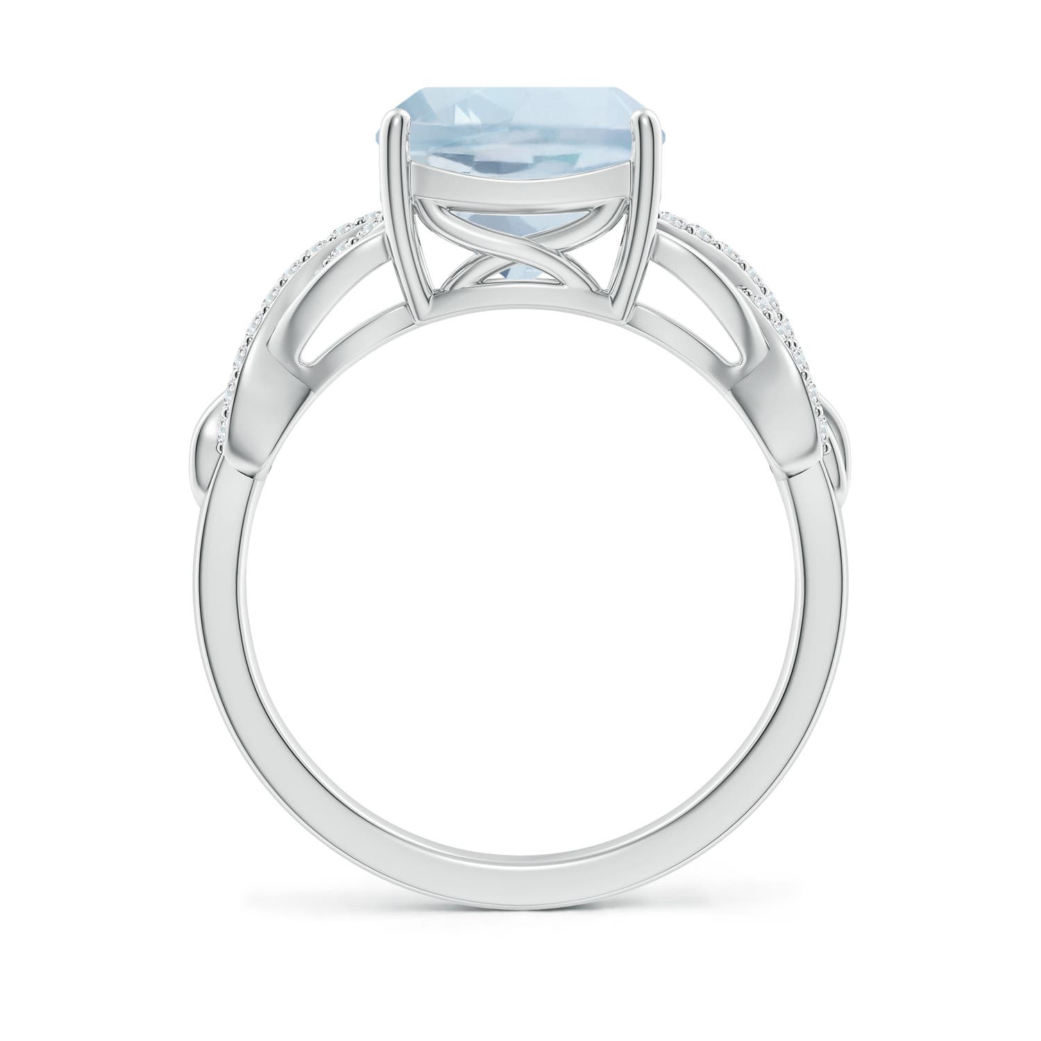 A - Aquamarine / 2.86 CT / 14 KT White Gold