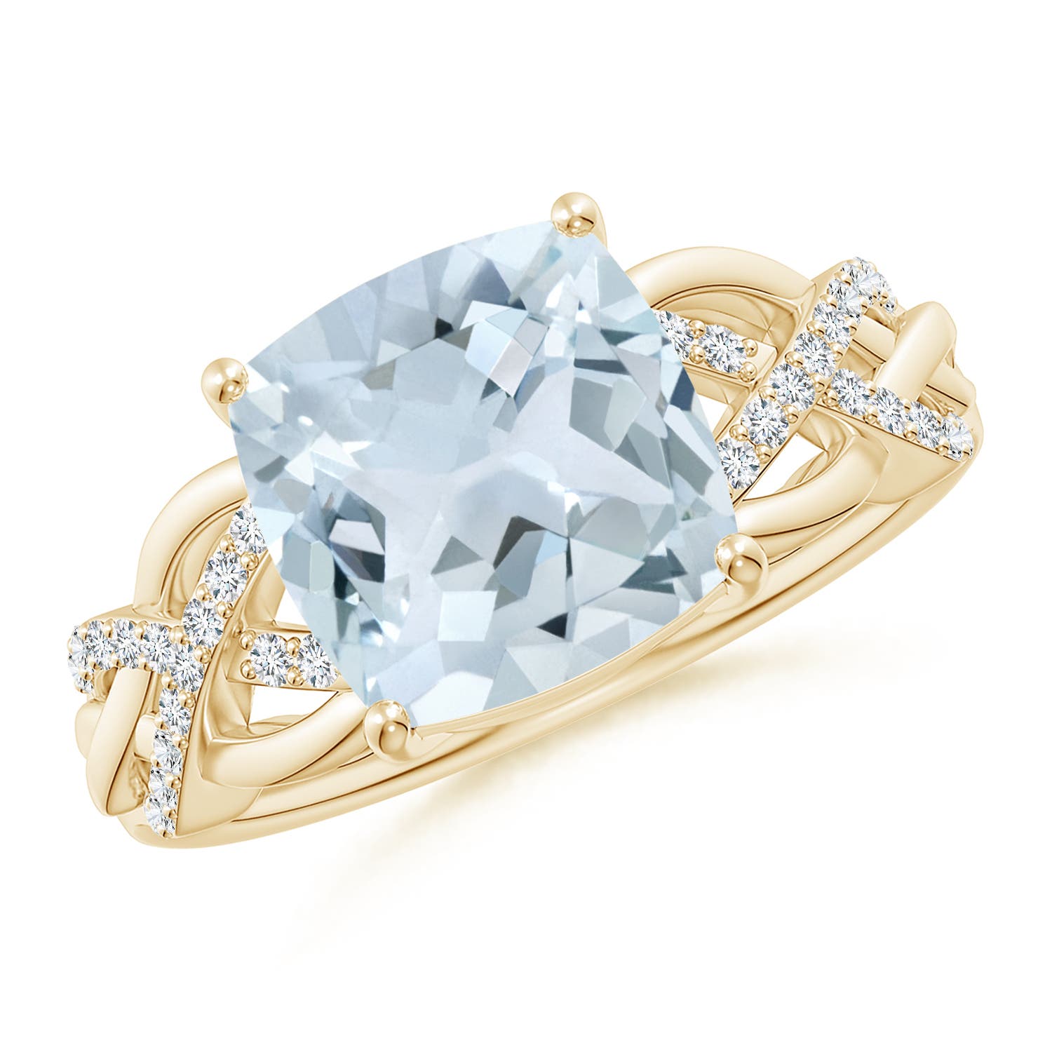 A - Aquamarine / 2.86 CT / 14 KT Yellow Gold