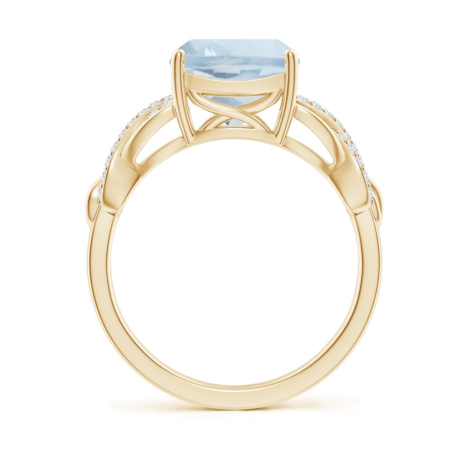 A - Aquamarine / 2.86 CT / 14 KT Yellow Gold