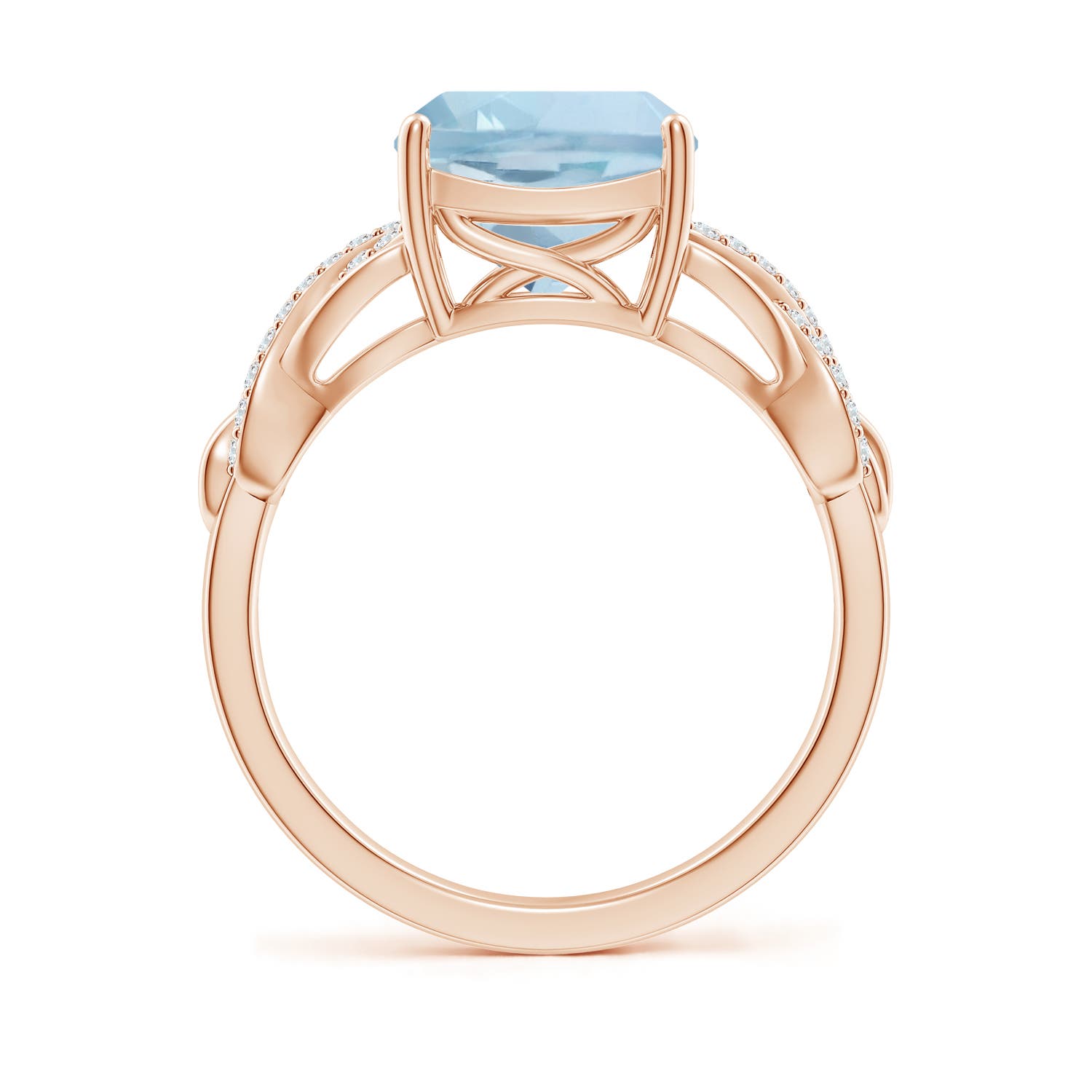 AA - Aquamarine / 2.86 CT / 14 KT Rose Gold