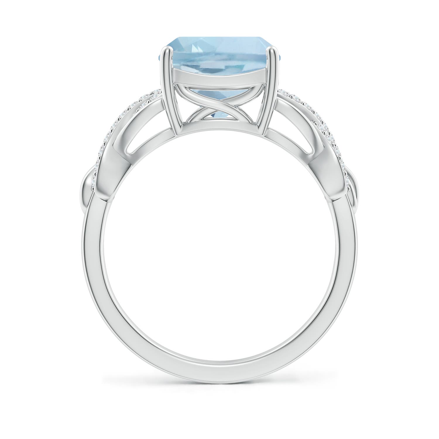 AA - Aquamarine / 2.86 CT / 14 KT White Gold