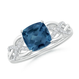 Cushion A London Blue Topaz
