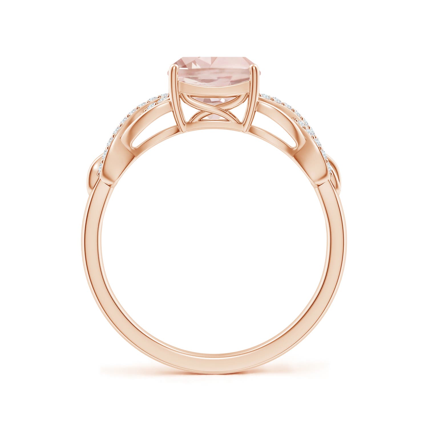 A - Morganite / 1.3 CT / 14 KT Rose Gold