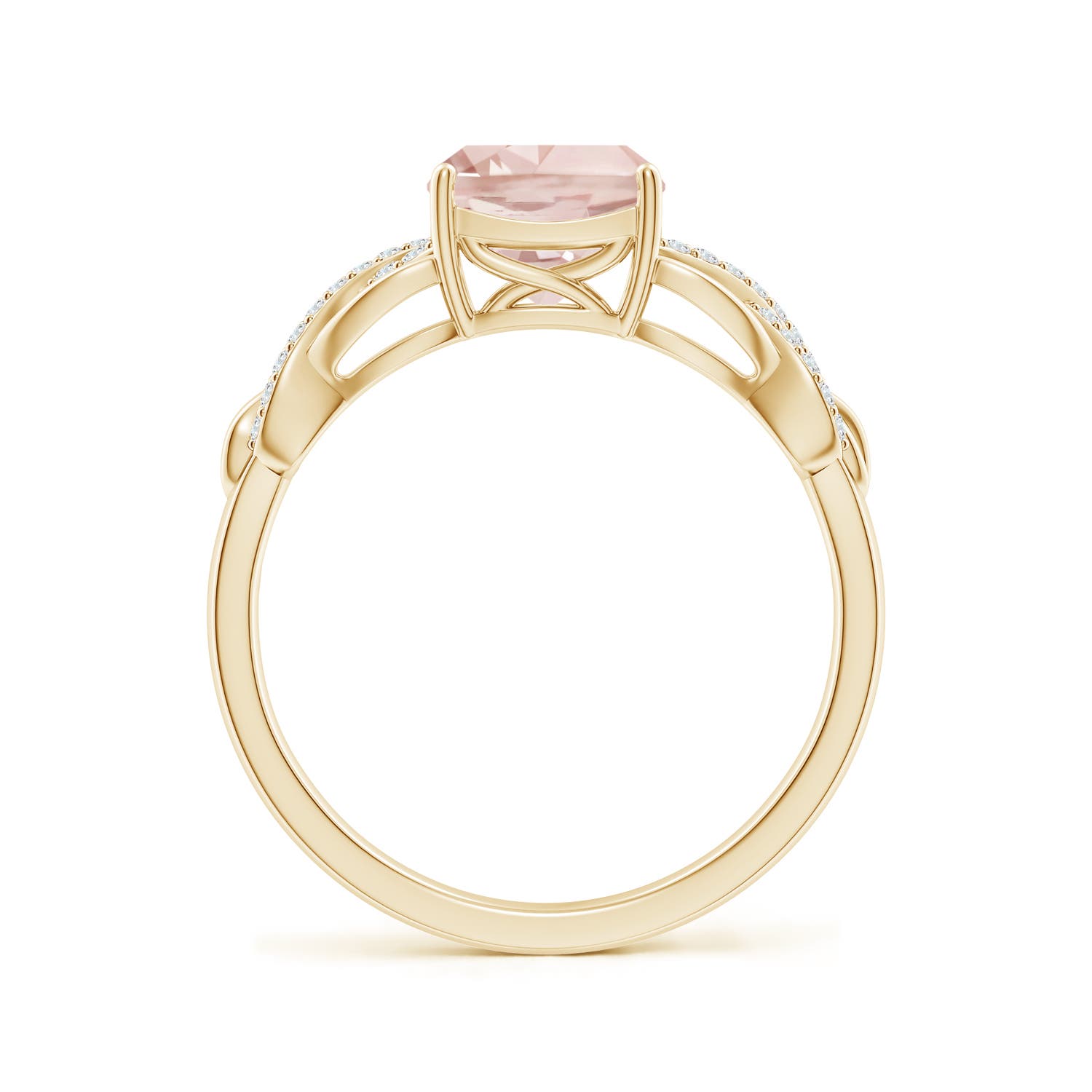 A - Morganite / 1.3 CT / 14 KT Yellow Gold