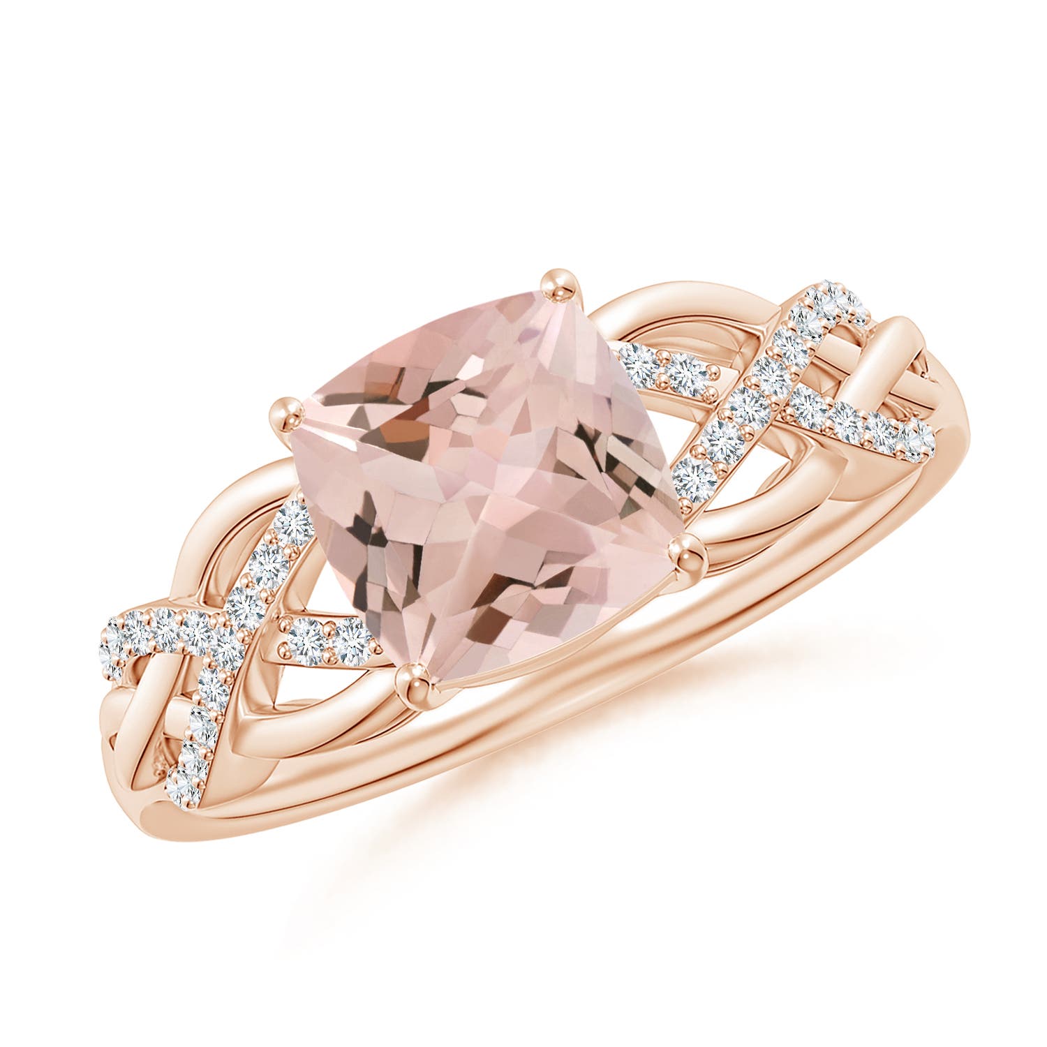 AA - Morganite / 1.3 CT / 14 KT Rose Gold