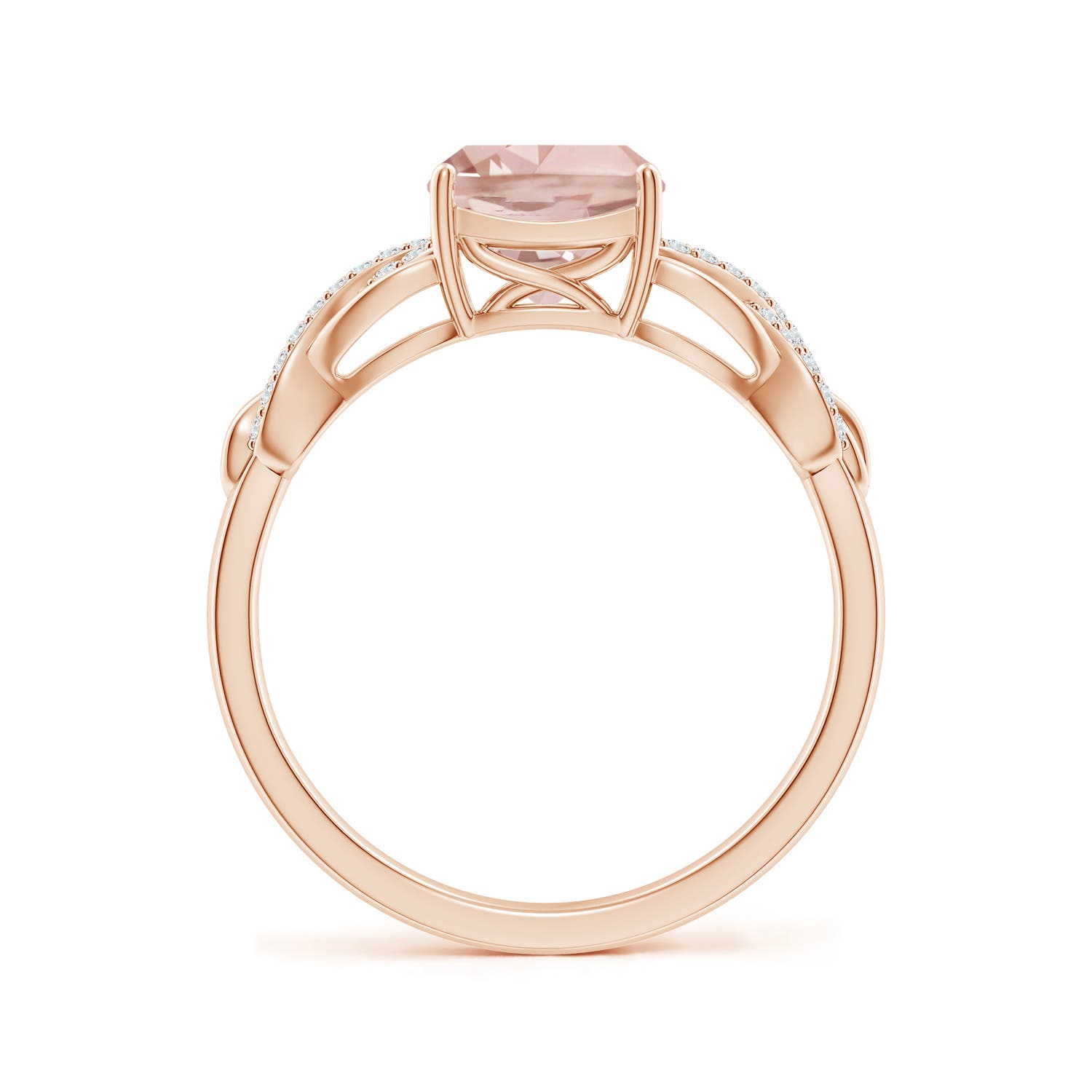 AA - Morganite / 1.3 CT / 14 KT Rose Gold