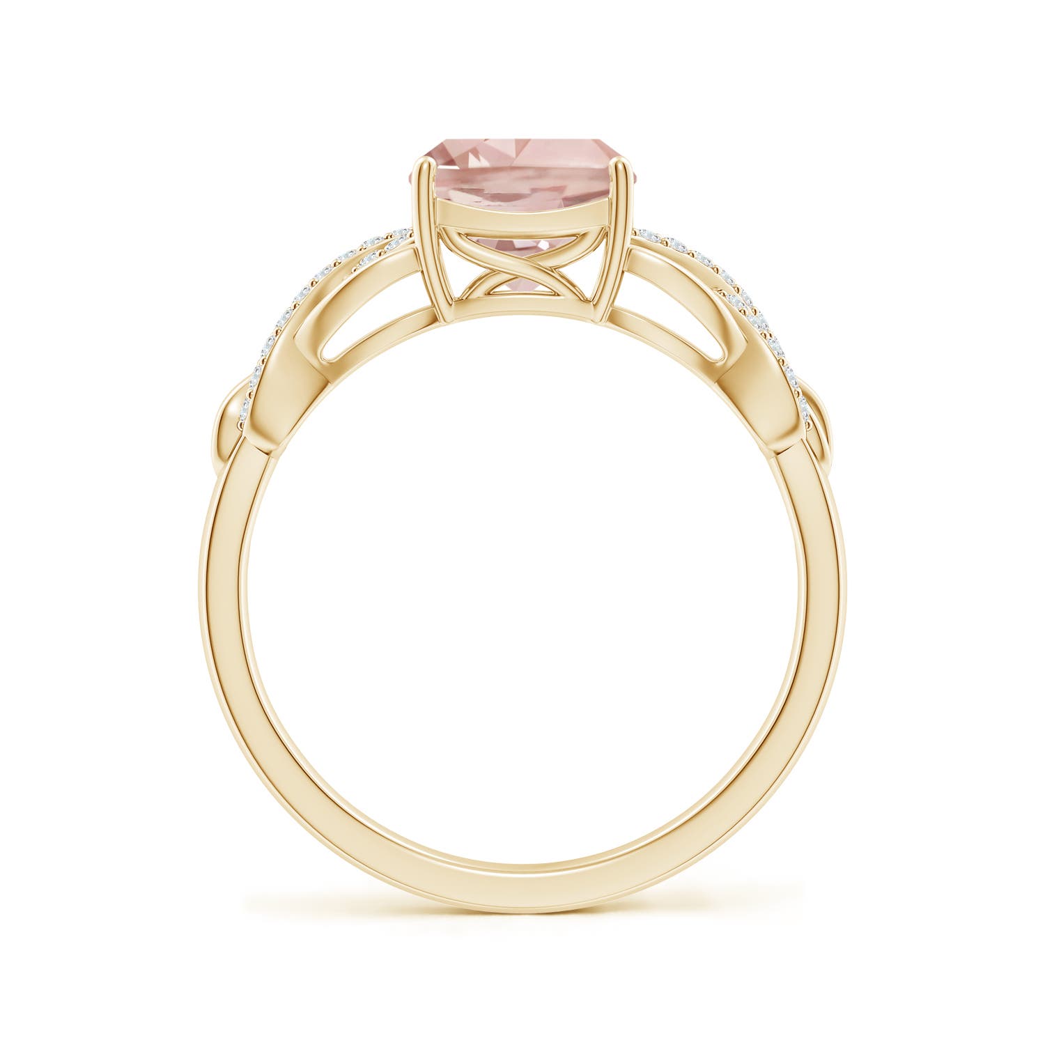 AA - Morganite / 1.3 CT / 14 KT Yellow Gold