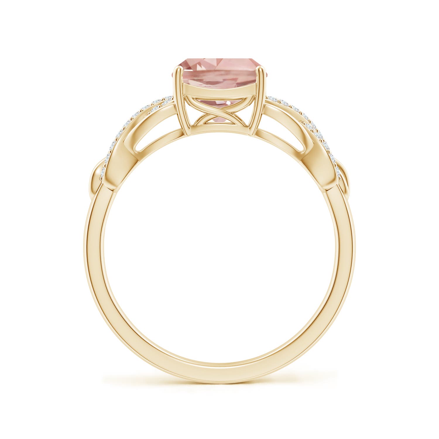 AAA - Morganite / 1.3 CT / 14 KT Yellow Gold