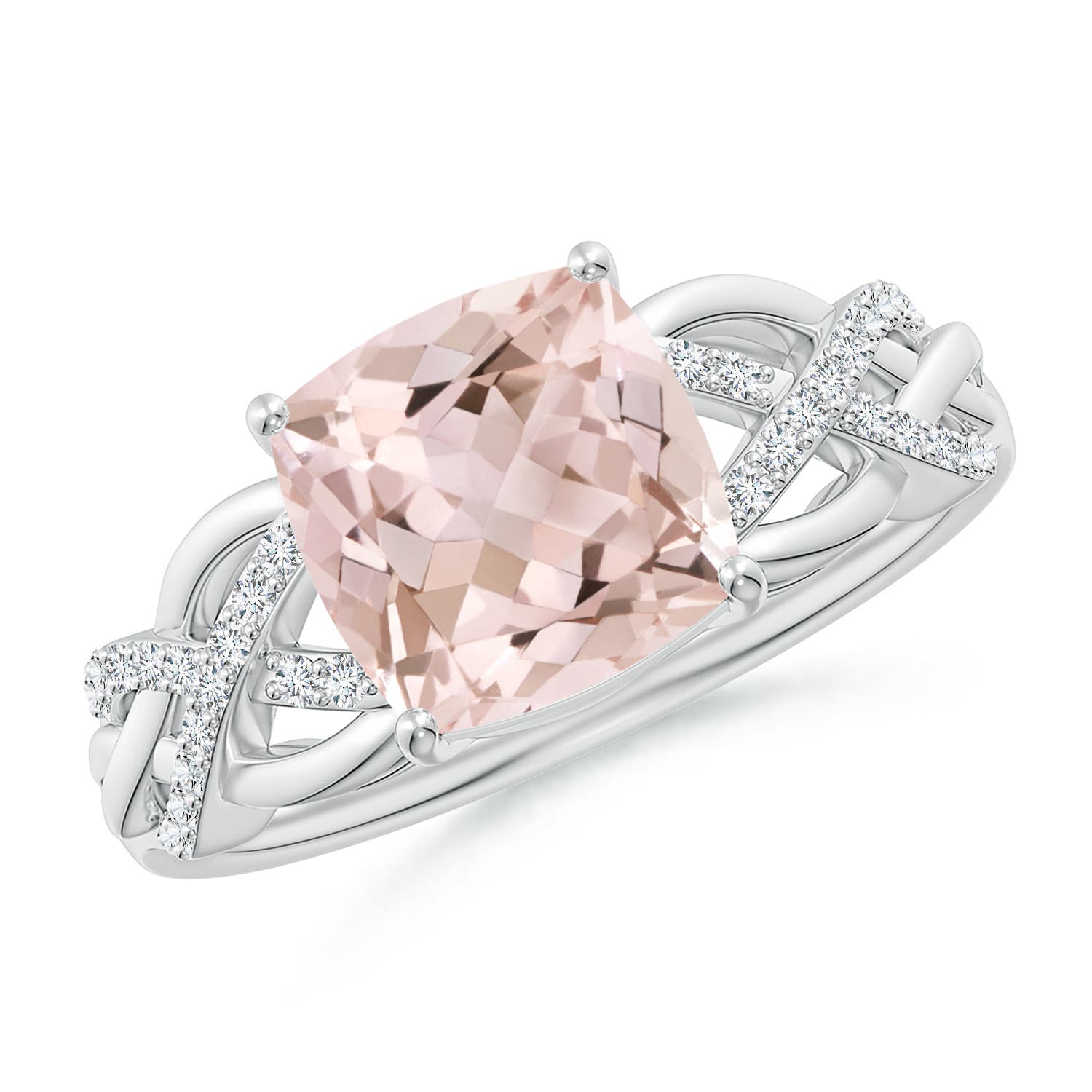 A - Morganite / 1.93 CT / 14 KT White Gold